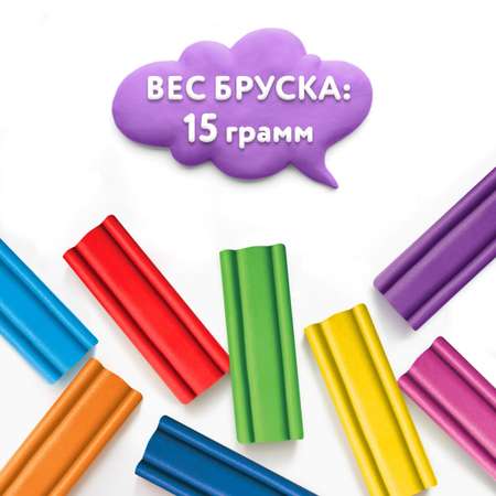 Пластилин Юнландия восковой 12 цв.