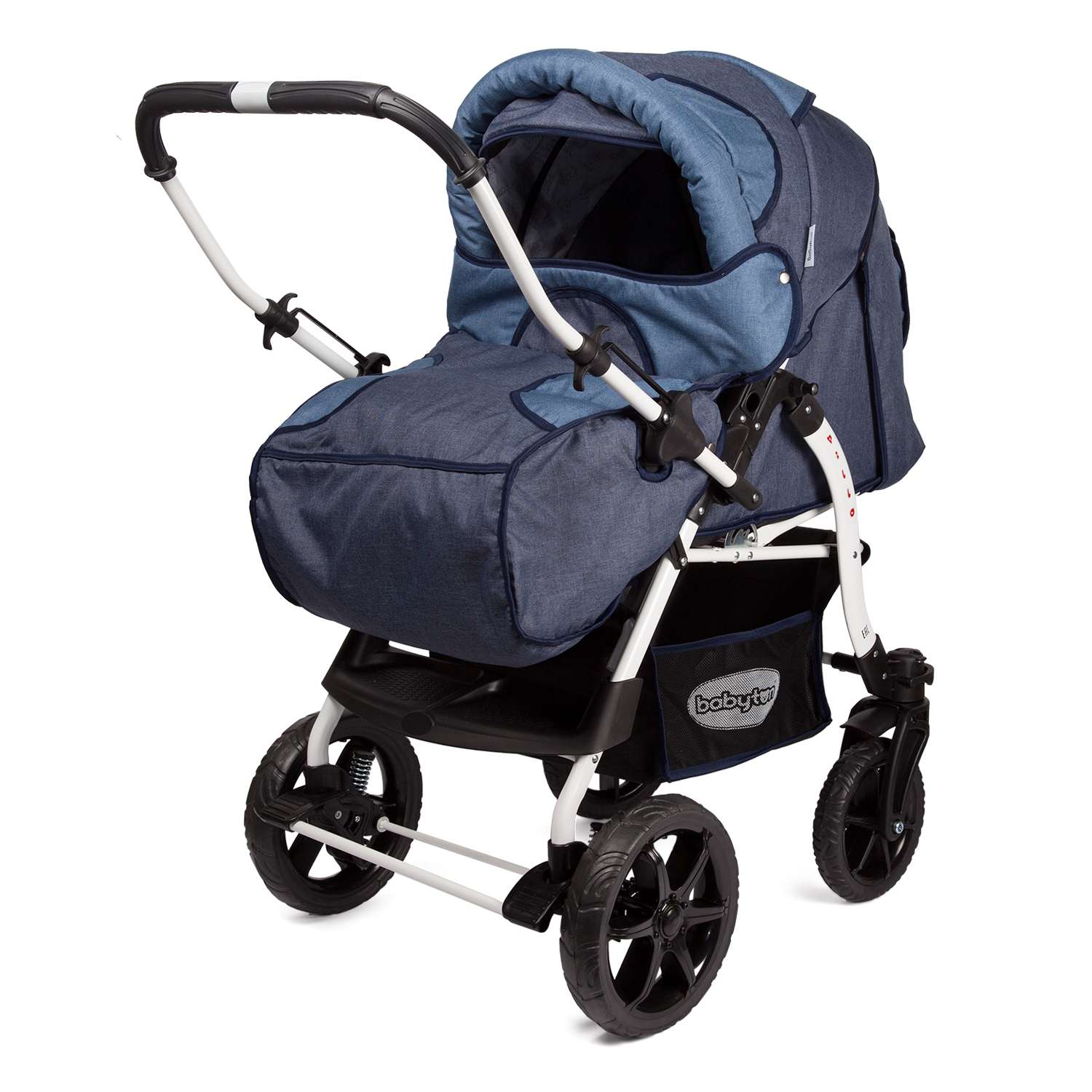 Коляска трансформер Babyton Pillo OX Dark Blue - фото 2