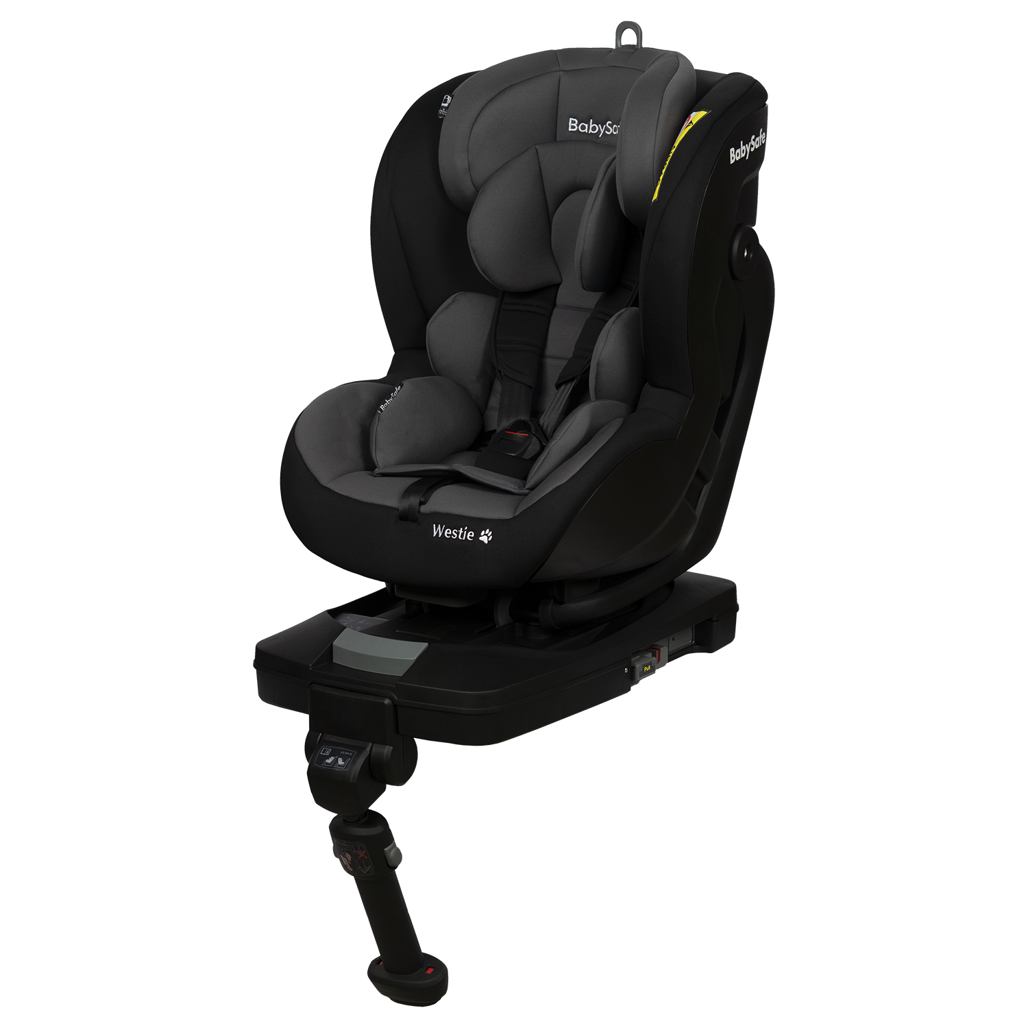 Автокресло Babysafe Isofix 0+/1 (0-18 кг) серый - фото 1