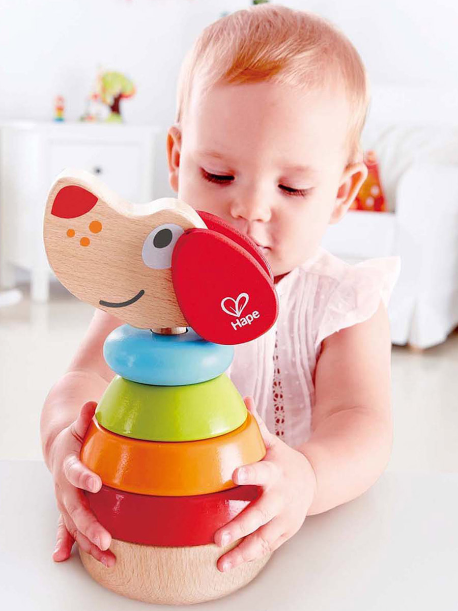 Игрушка Hape пирамидка Собака - фото 1