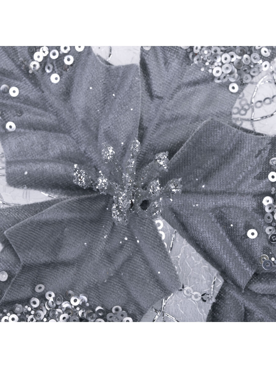 Елочные игрушки Золотая сказка Цветок набор 3 штуки - фото 11