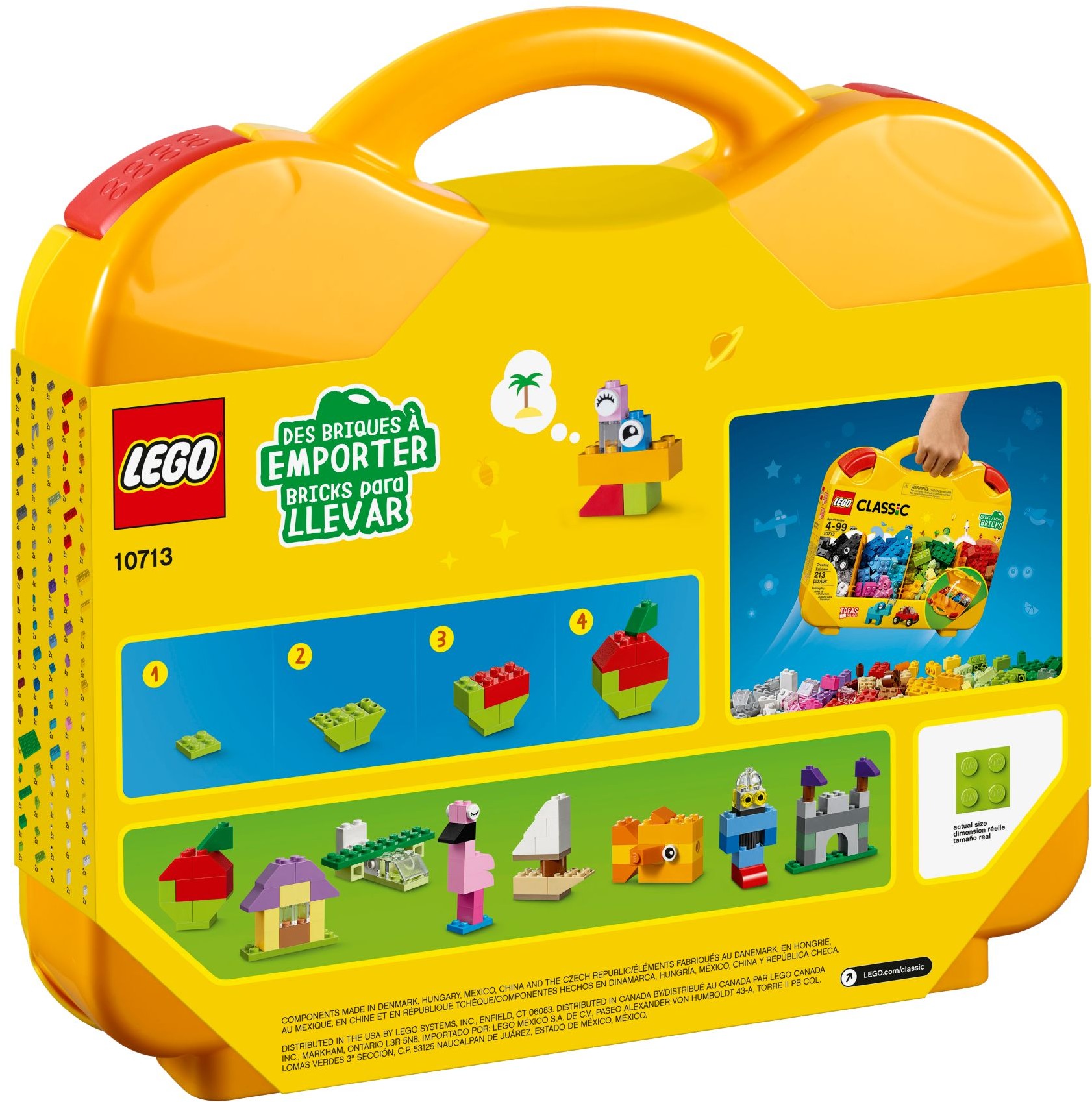 Конструктор LEGO Classic Чемодан для творчества 10713 213 дет. - фото 6