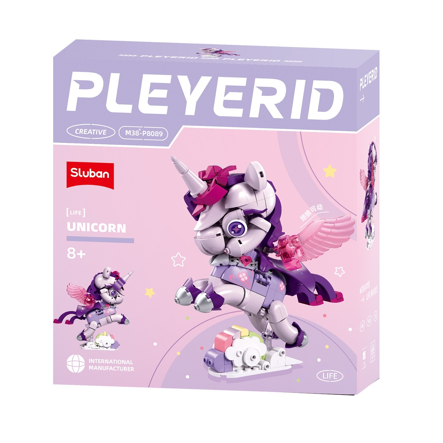 Конструктор SLUBAN Единорог 338 дет. - фото 5
