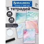 Общая тетрадь Brauberg клетка 48 лист. 5 шт.