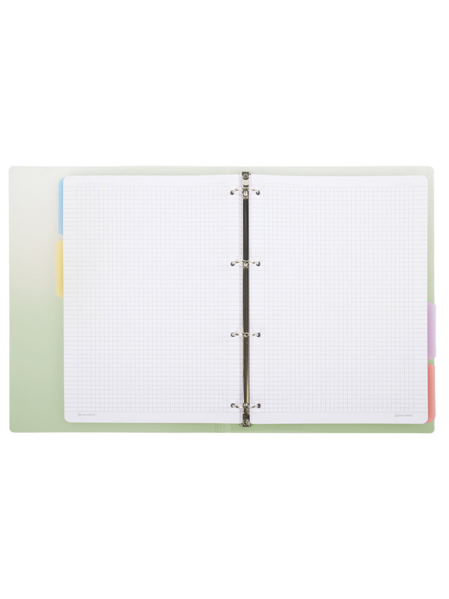 Тетрадь со сменным блоком Brauberg клетка 120 лист. - фото 12