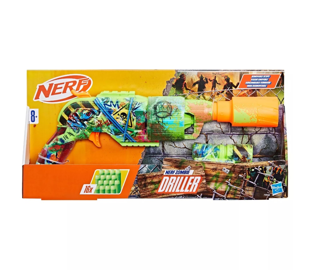 Бластер Nerf Zombie Driller - фото 2