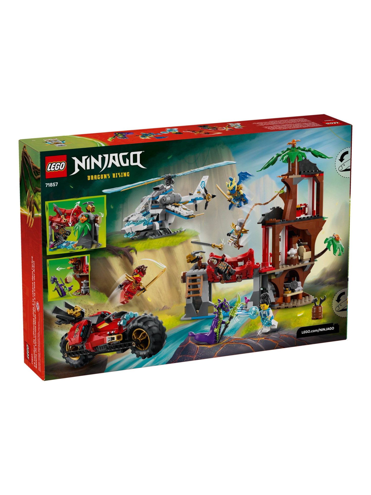 Конструктор LEGO NINJAGO Битва за дом на дереве 642 дет. - фото 2
