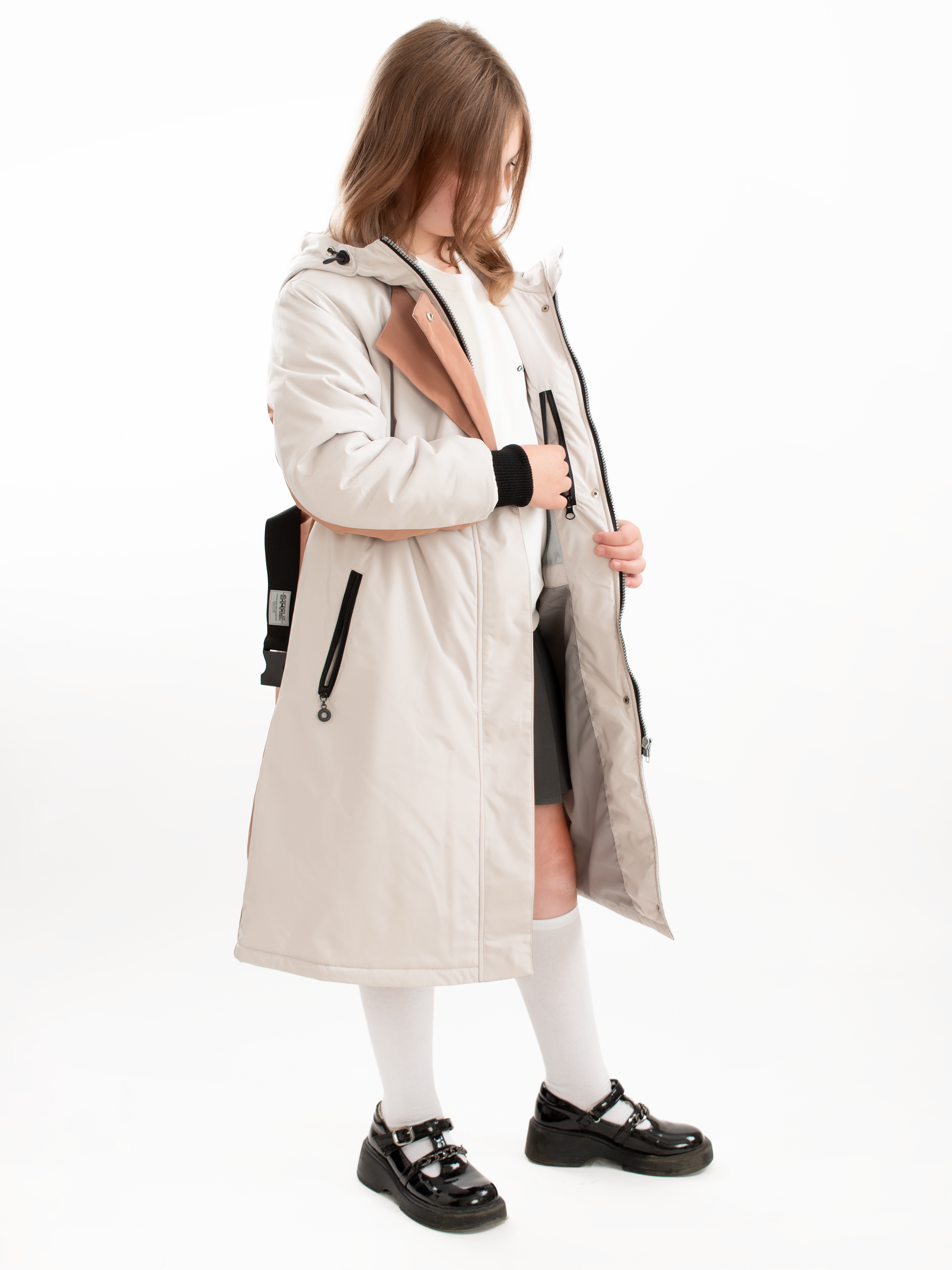 Пальто AllisZhuk 00_150_476/жемчужный - фото 11