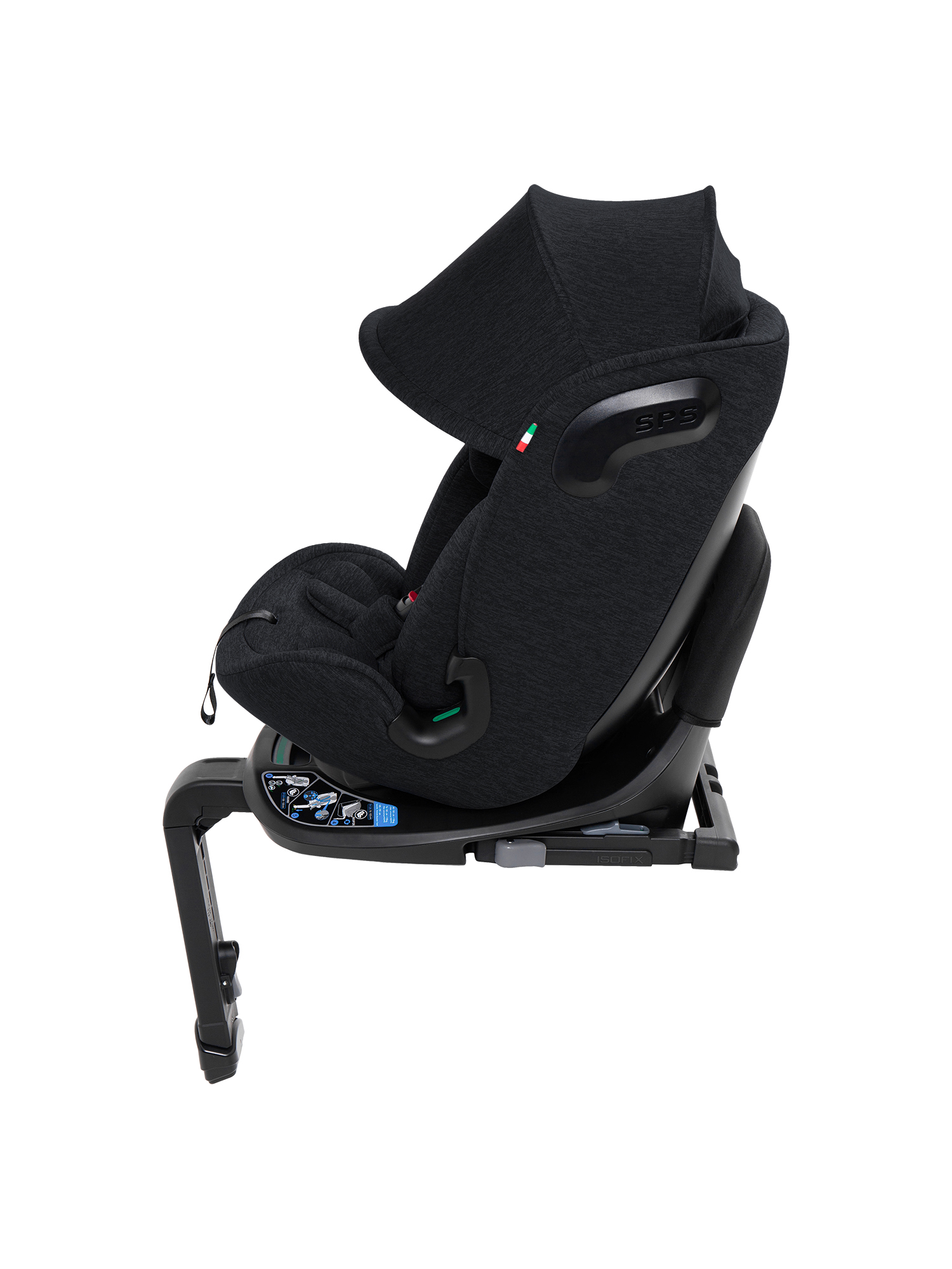 Автокресло Sweet Baby Voyager P12 Pro Black Isofix 0+/1/2/3 (0-36 кг) черный - фото 22