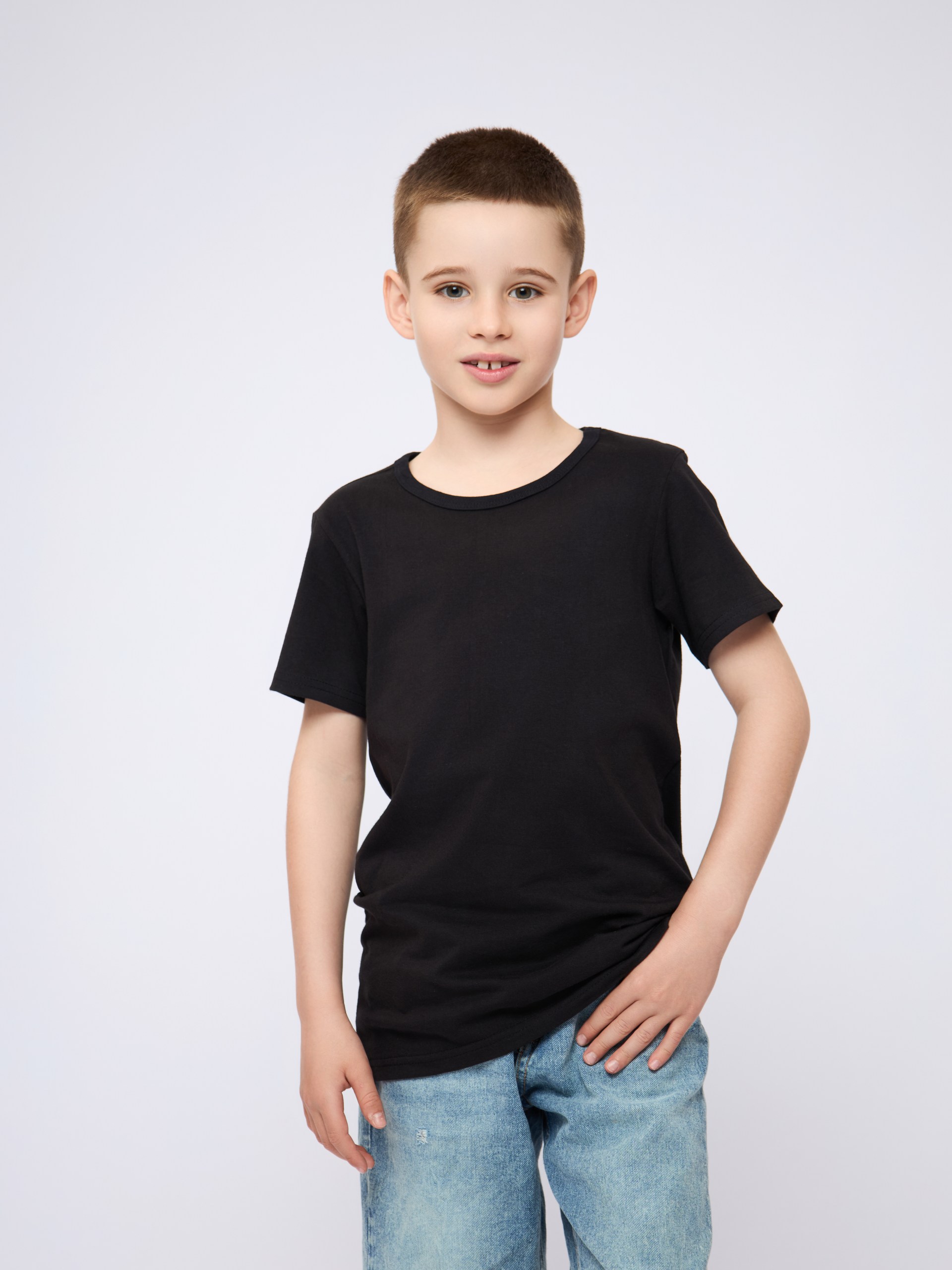Футболка 2 шт ALEX YVN KB5002-2-Black - фото 9