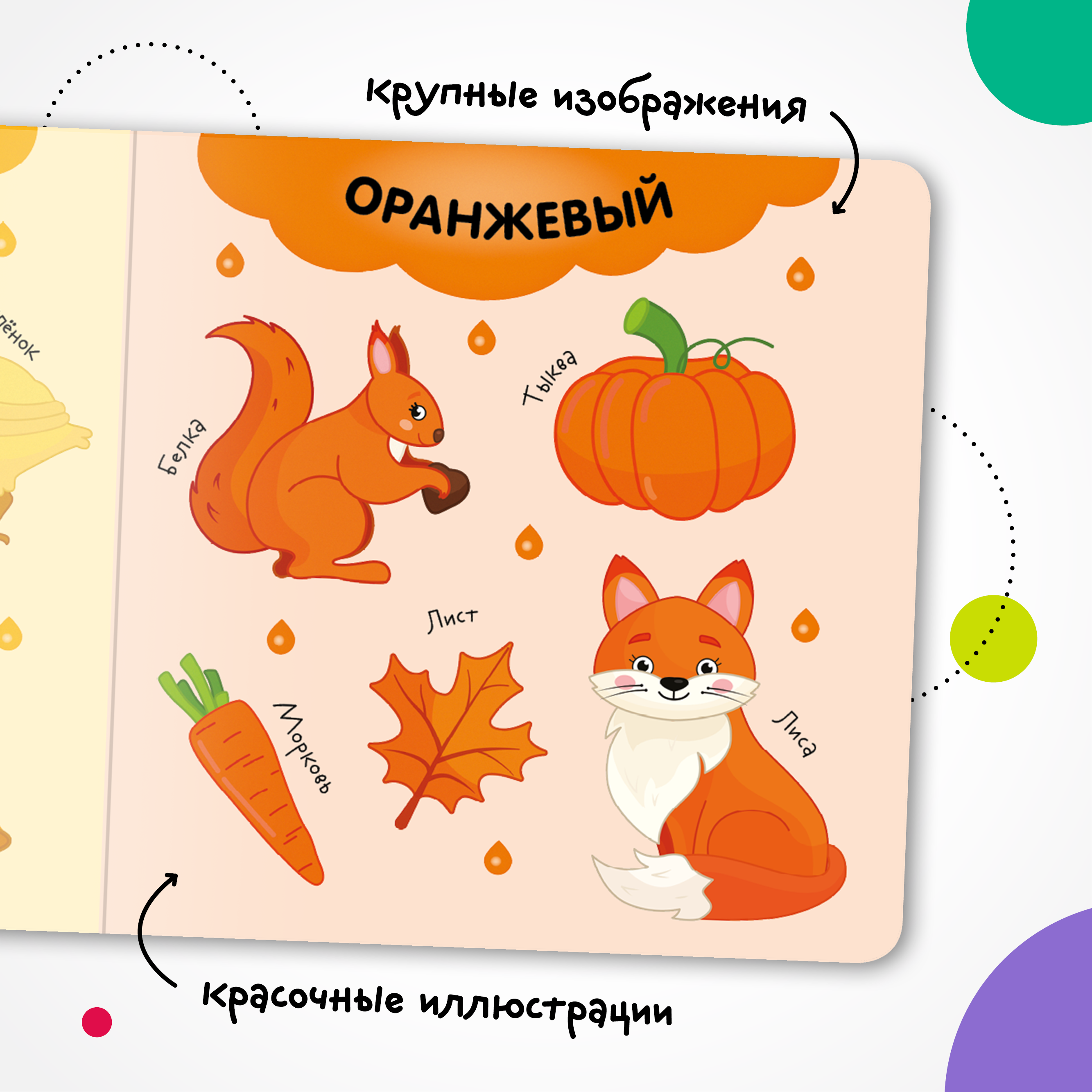 Книга МОЗАИКА kids Первая книга малыша Цвета - фото 3