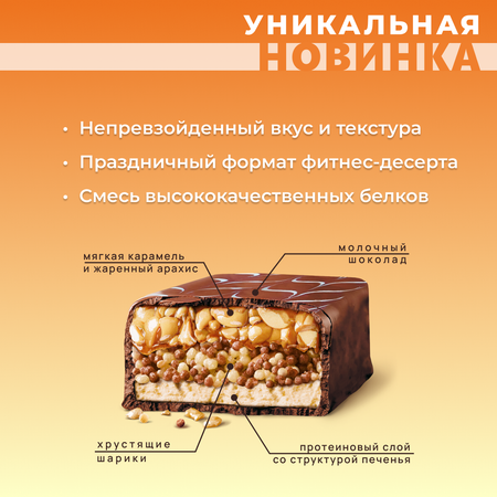 Протеиновый торт POWER PRO арахис с кранчами
