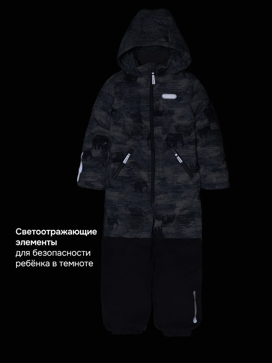 Комбинезон NIKASTYLE 8м1326 деним/серый - фото 17