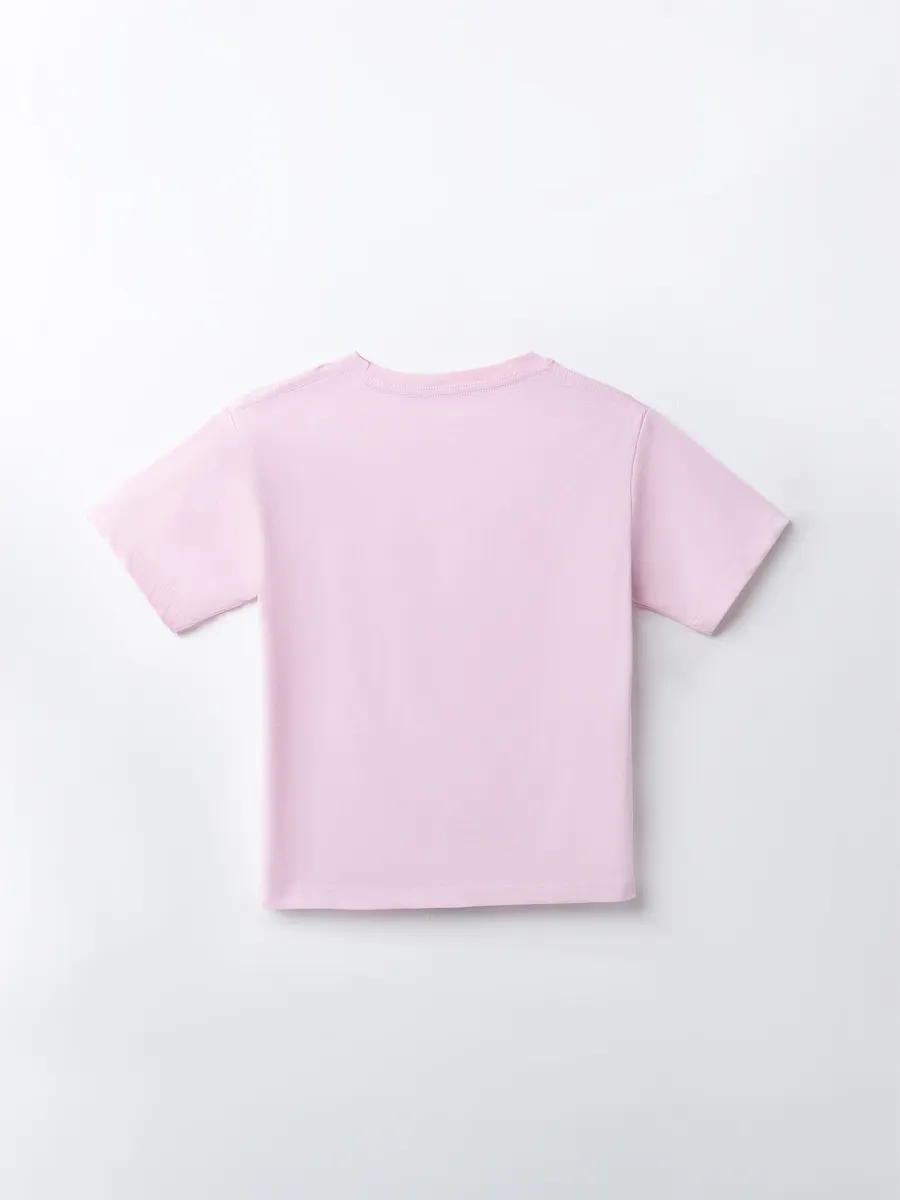 Футболка Mark Formelle (Марк Формэль) 117915/розовое сияние +печать - фото 6