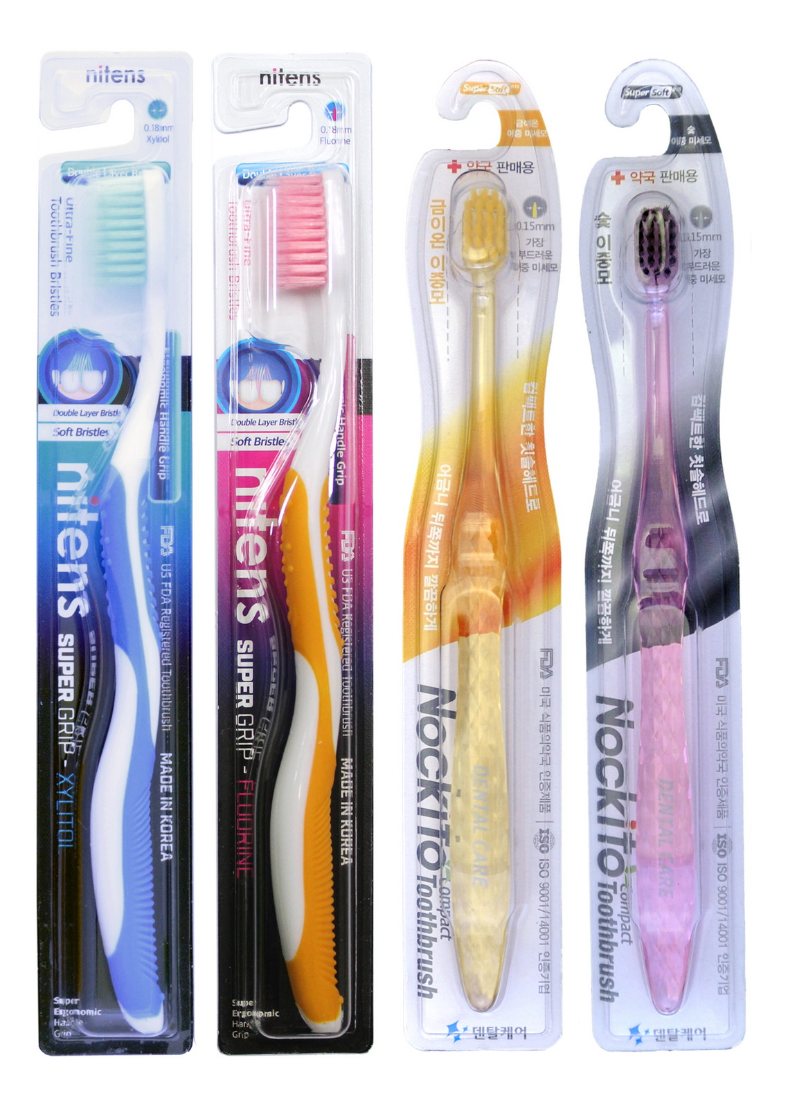 Зубная щетка классическая DENTAL CARE 4 шт. - фото 1