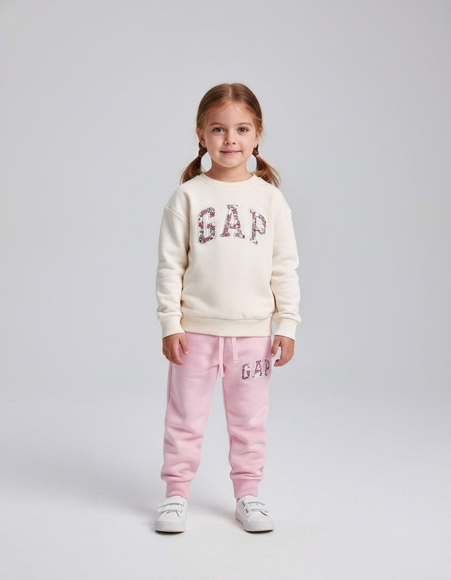 Свитшот и брюки Zara гап сердечки 2025 - фото 1