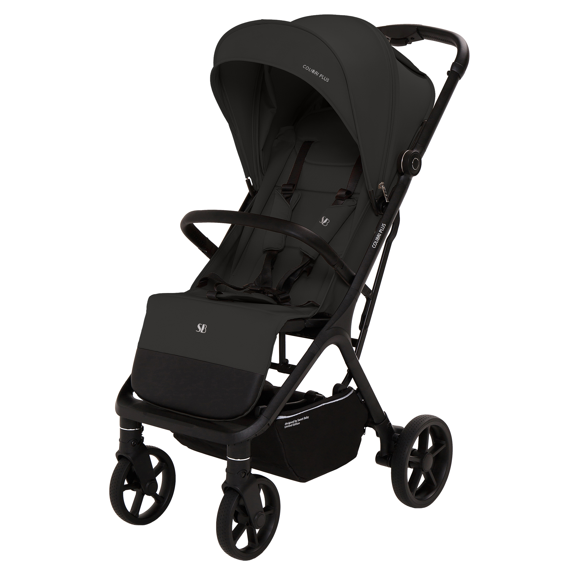 Коляска прогулочная Sweet Baby Colibri Plus Black черный - фото 21