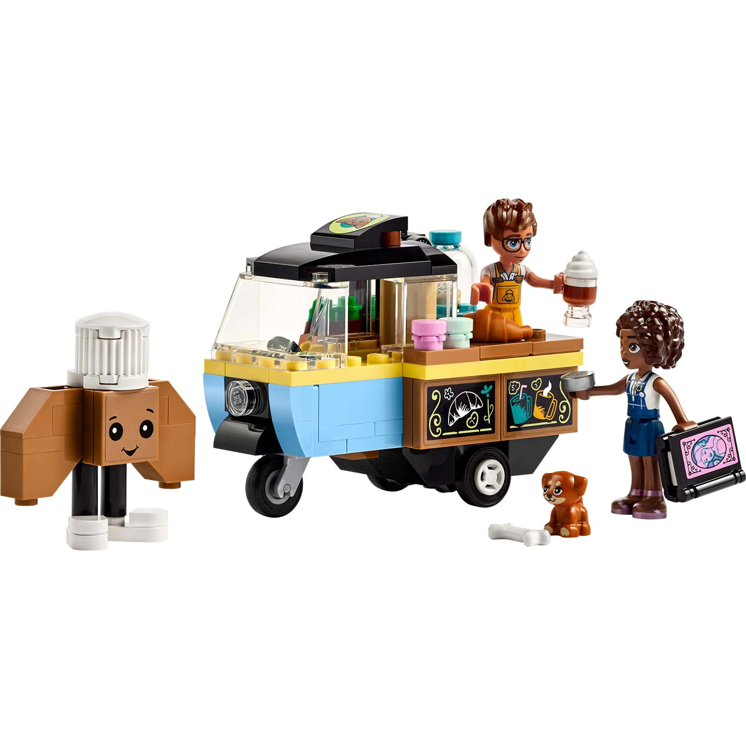 Конструктор LEGO Friends Мобильная тележка-пекарня блочный - фото 4