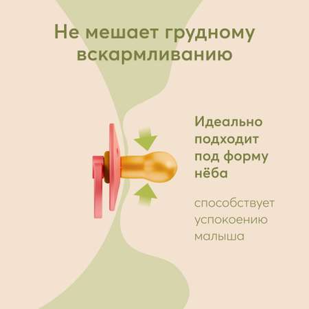 Пустышка Happy Baby латекс от 18 мес.