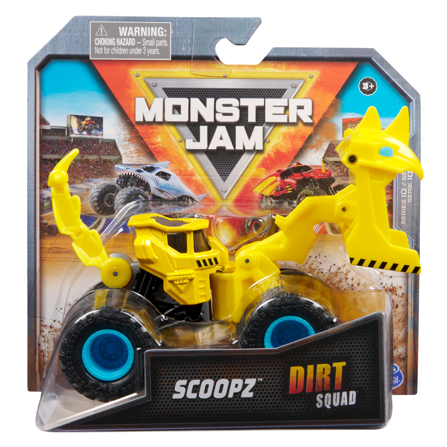 Монстр-трак Monster Jam Scoopz 1:64 63247 - фото 3
