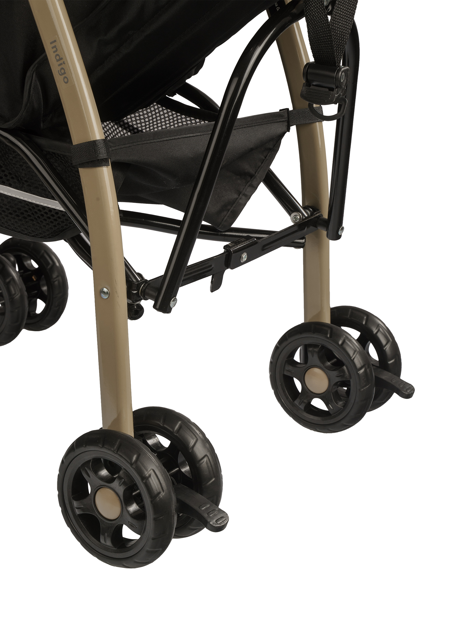 Коляска прогулочная Indigo Bono бежевый - фото 16