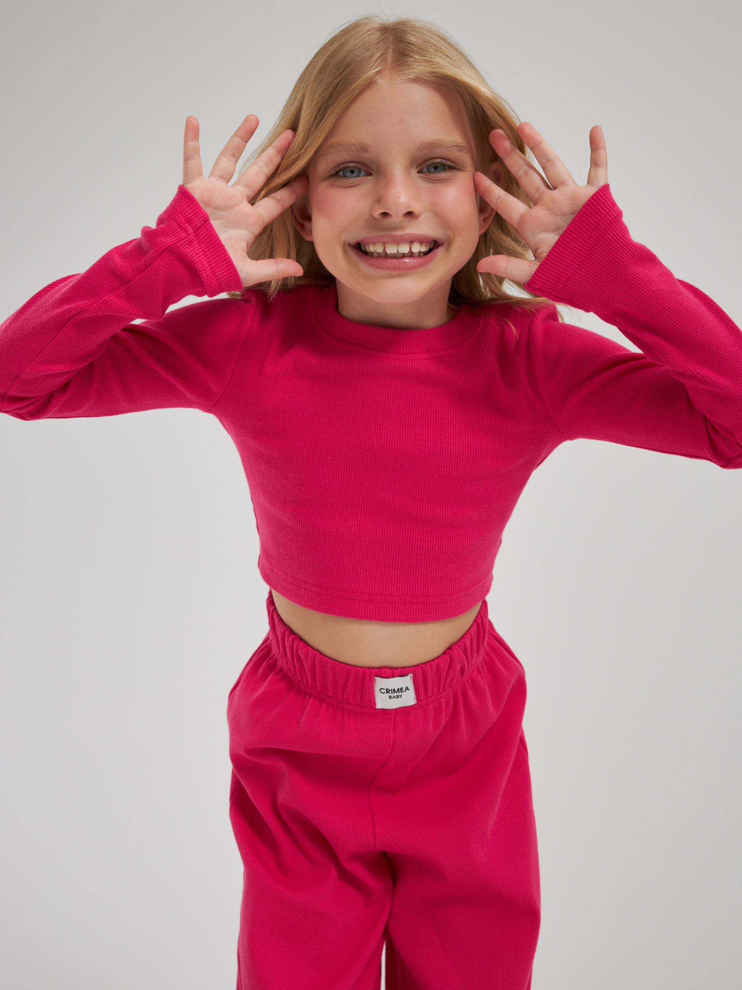 Топ и брюки Crimea Baby Milu/fuchsia - фото 5