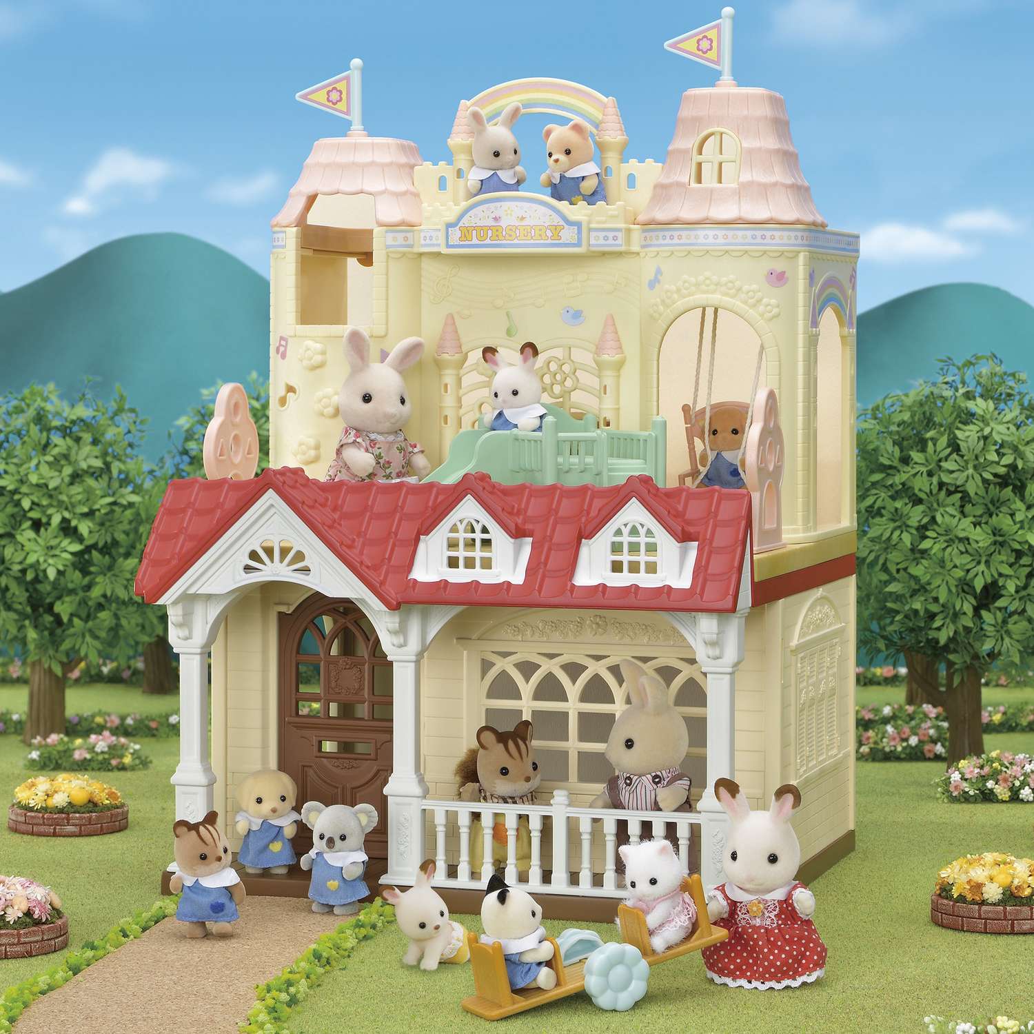 Домик для кукол Sylvanian Families 26 см 5393 - фото 6