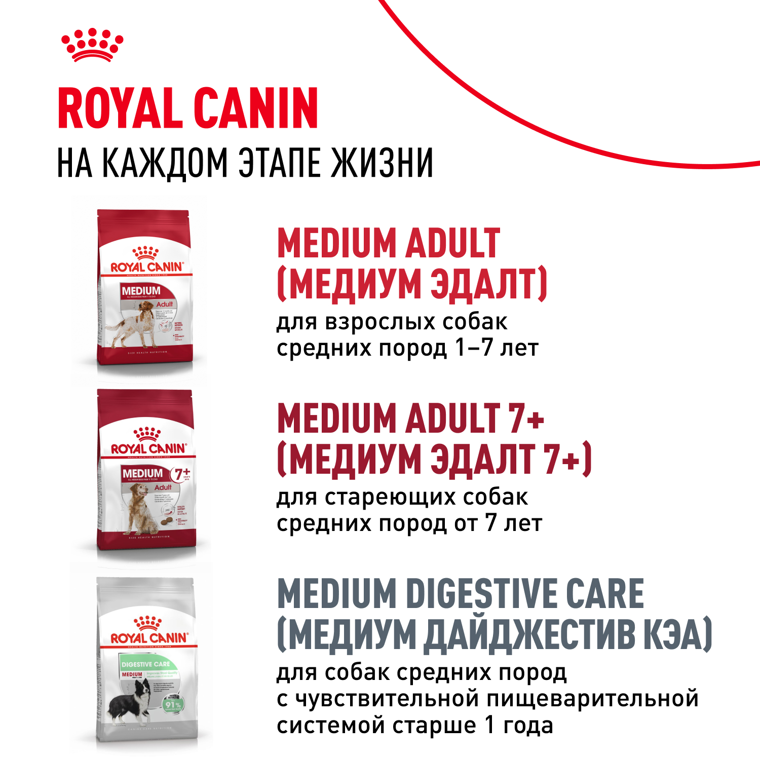 Корм для щенков ROYAL CANIN Medium Puppy средних пород 14кг - фото 9