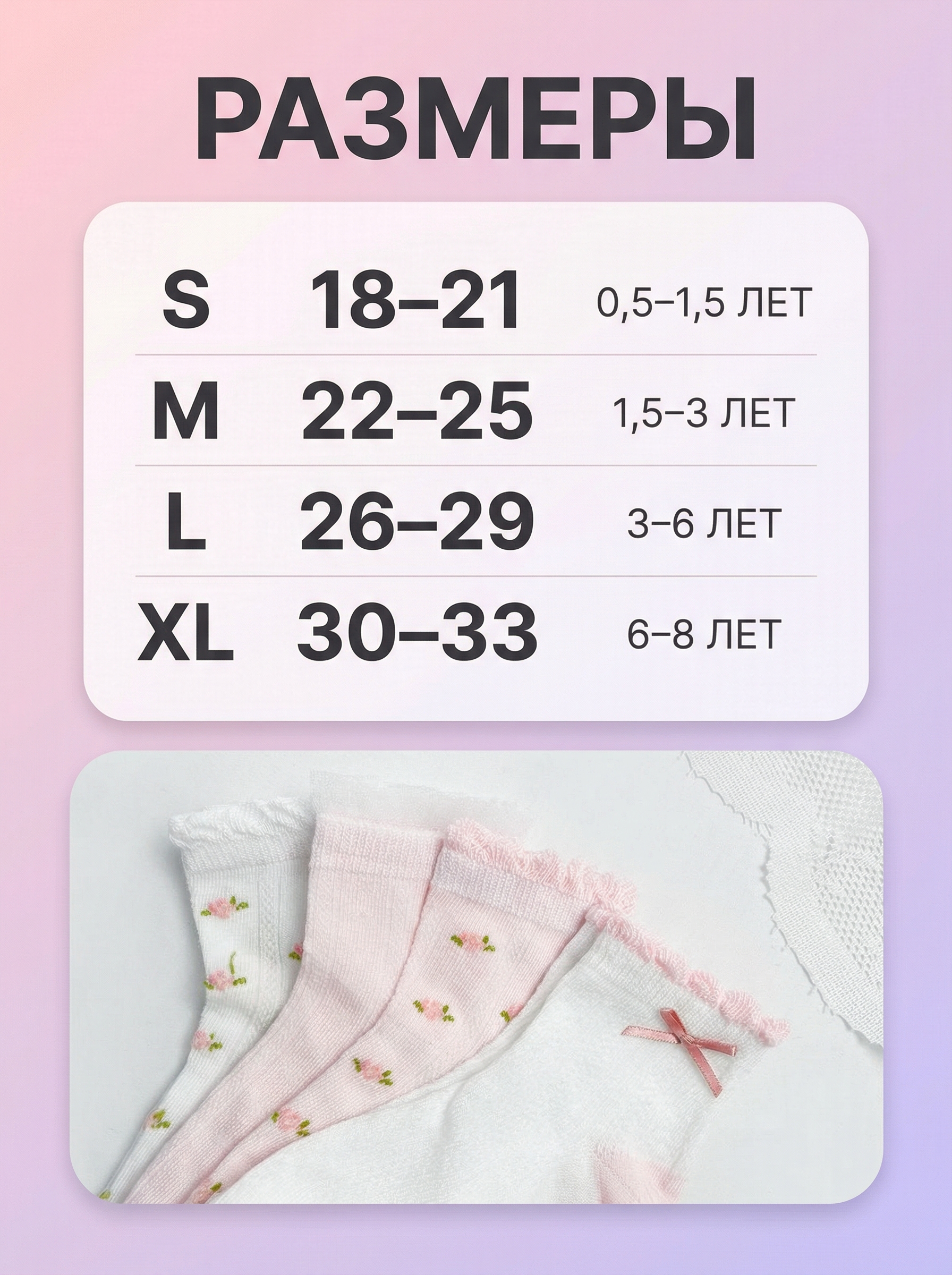 Носки 5 пар Bambooland Socks-summerflowers - фото 9