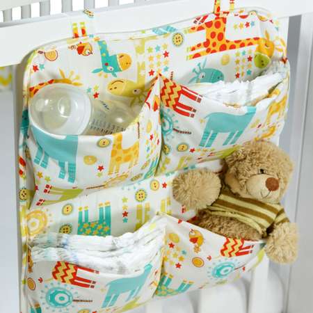 Органайзер на кроватку Amarobaby Smart Holder Африка ABDM-64SmH-G