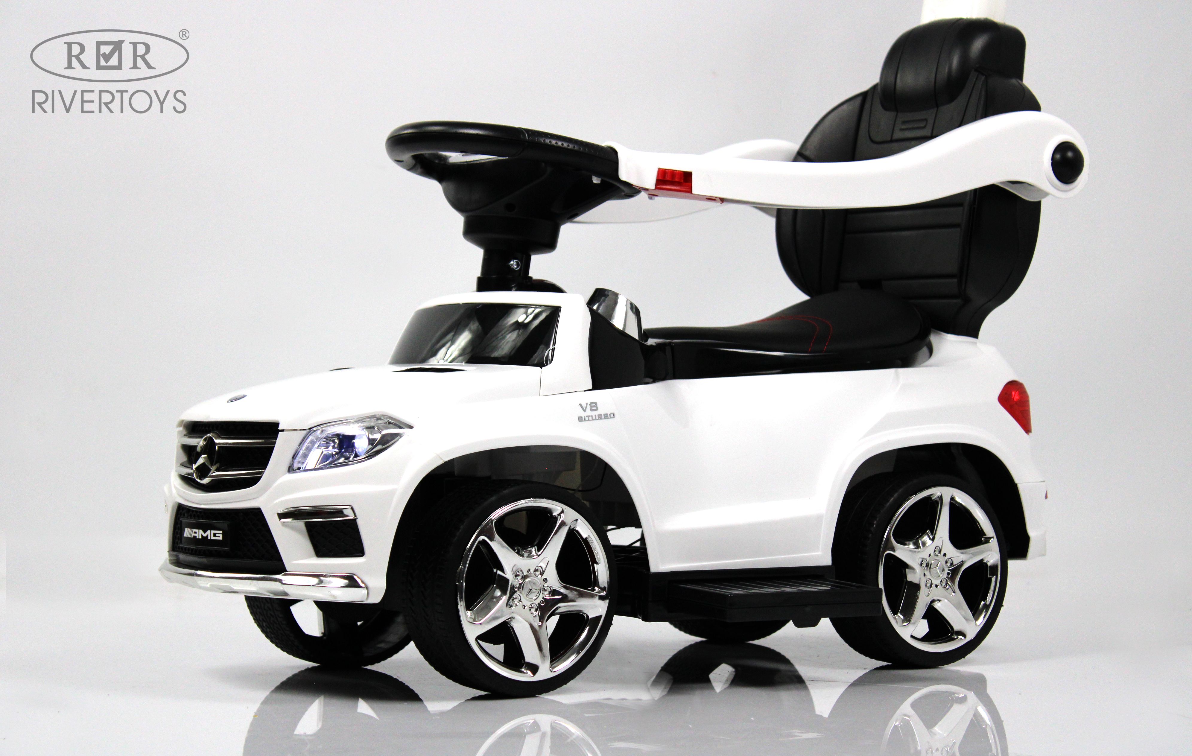 Электромобиль RIVERTOYS Mercedes A888AA-H-WHITE - фото 8