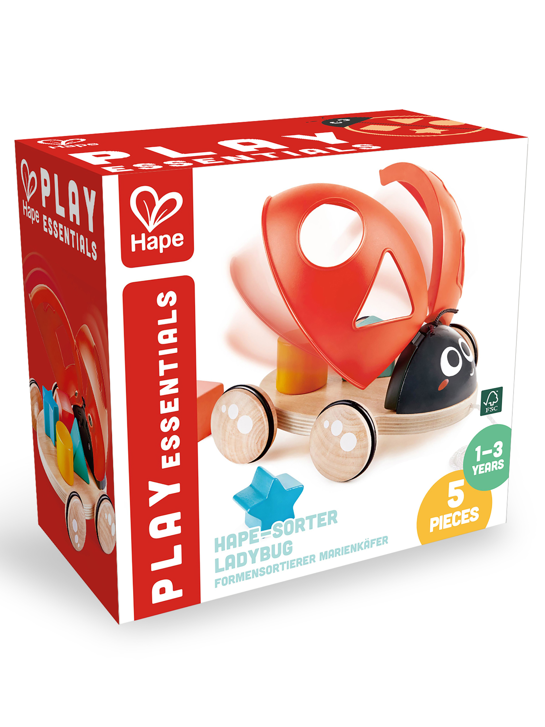 Игрушка Hape каталка Божья коровка - фото 15