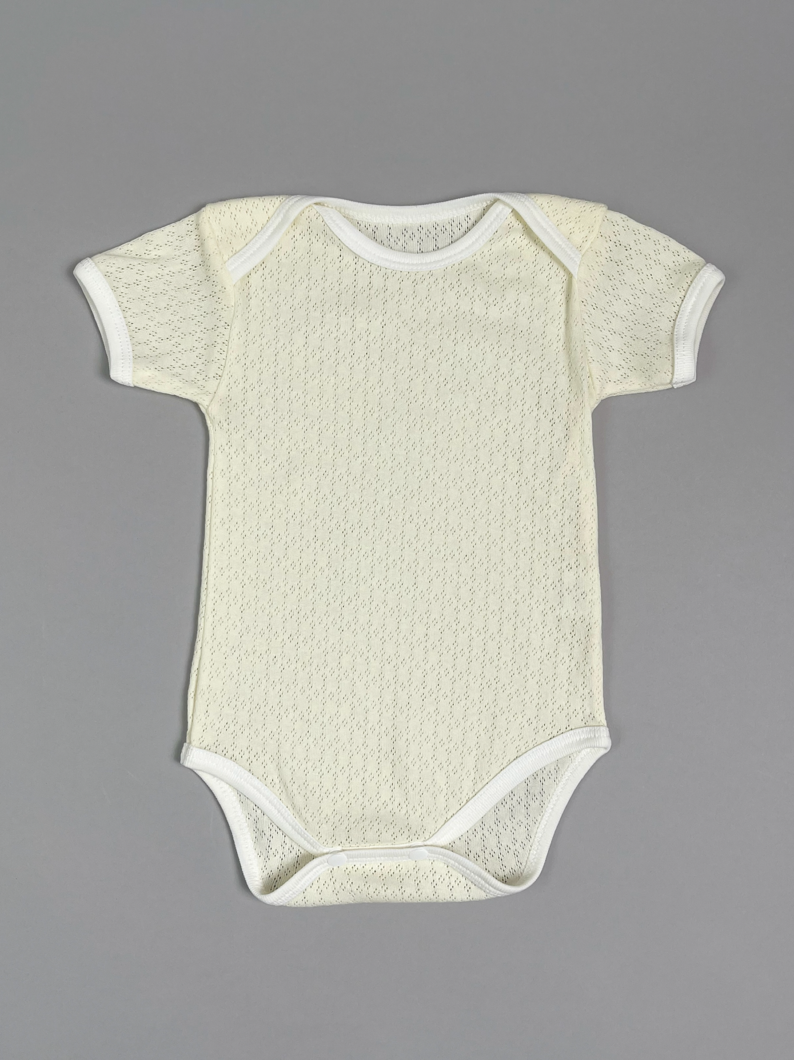 Изображение товара Боди Clariss 62: хлопок, айвори, унисекс, кнопки между ножек