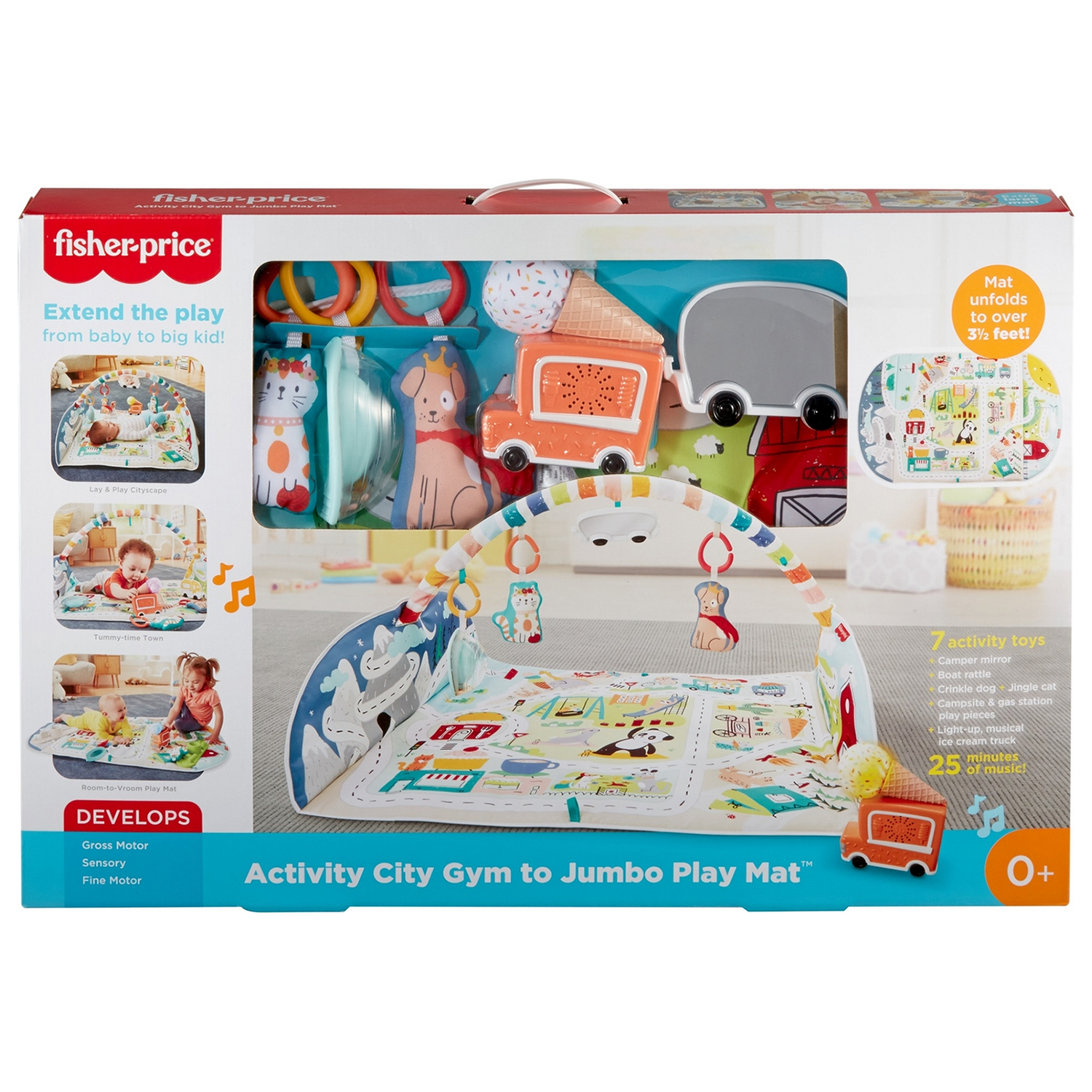 Коврик Fisher Price с дугами Большой - фото 2
