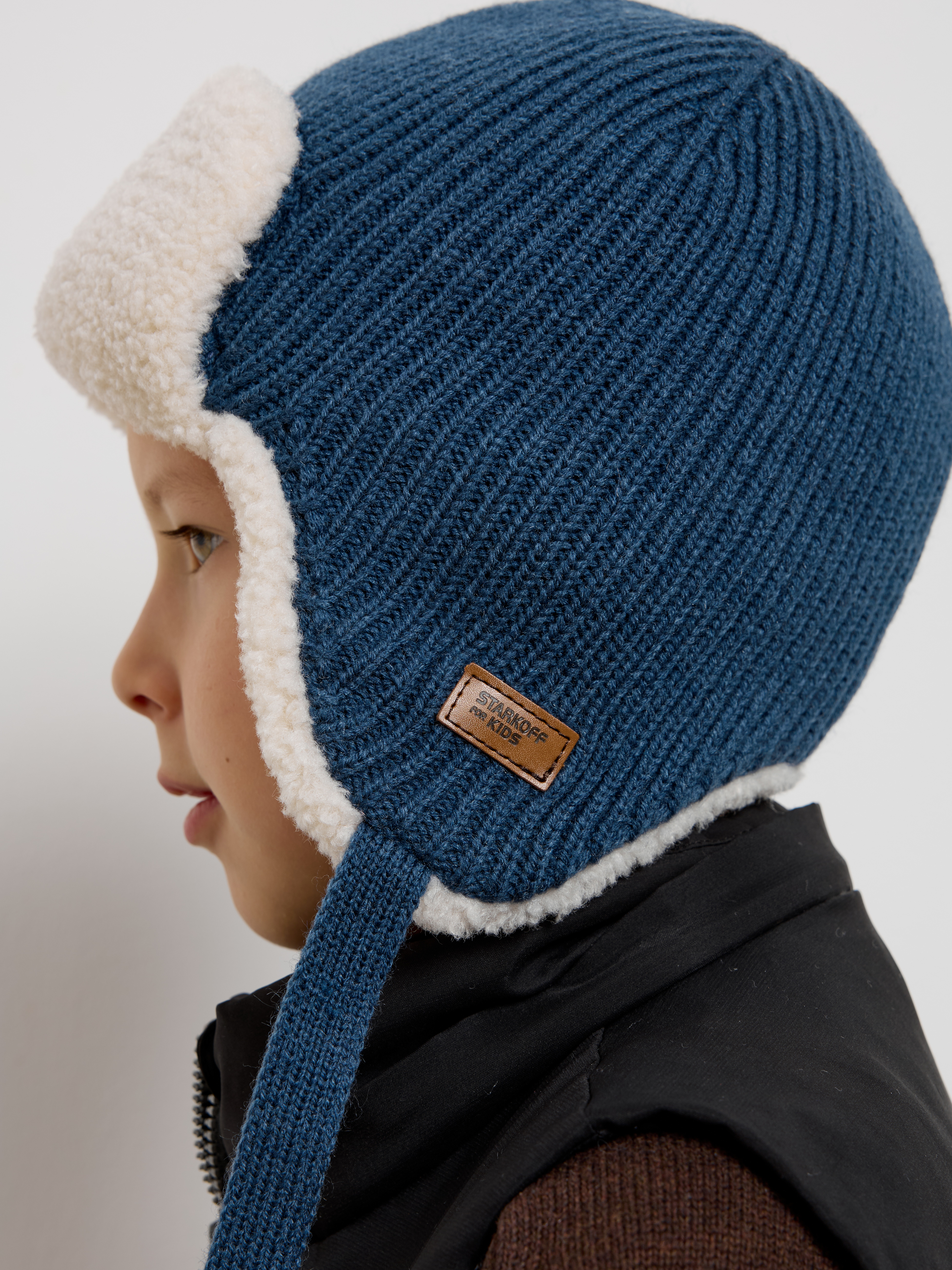 Шапка-ушанка Starkoff Kids Д301128 - фото 4