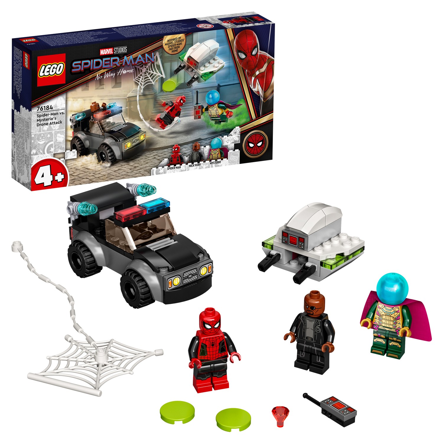 Конструктор LEGO Marvel Super Heroes Человек-паук против Мистерио блочный - фото 1