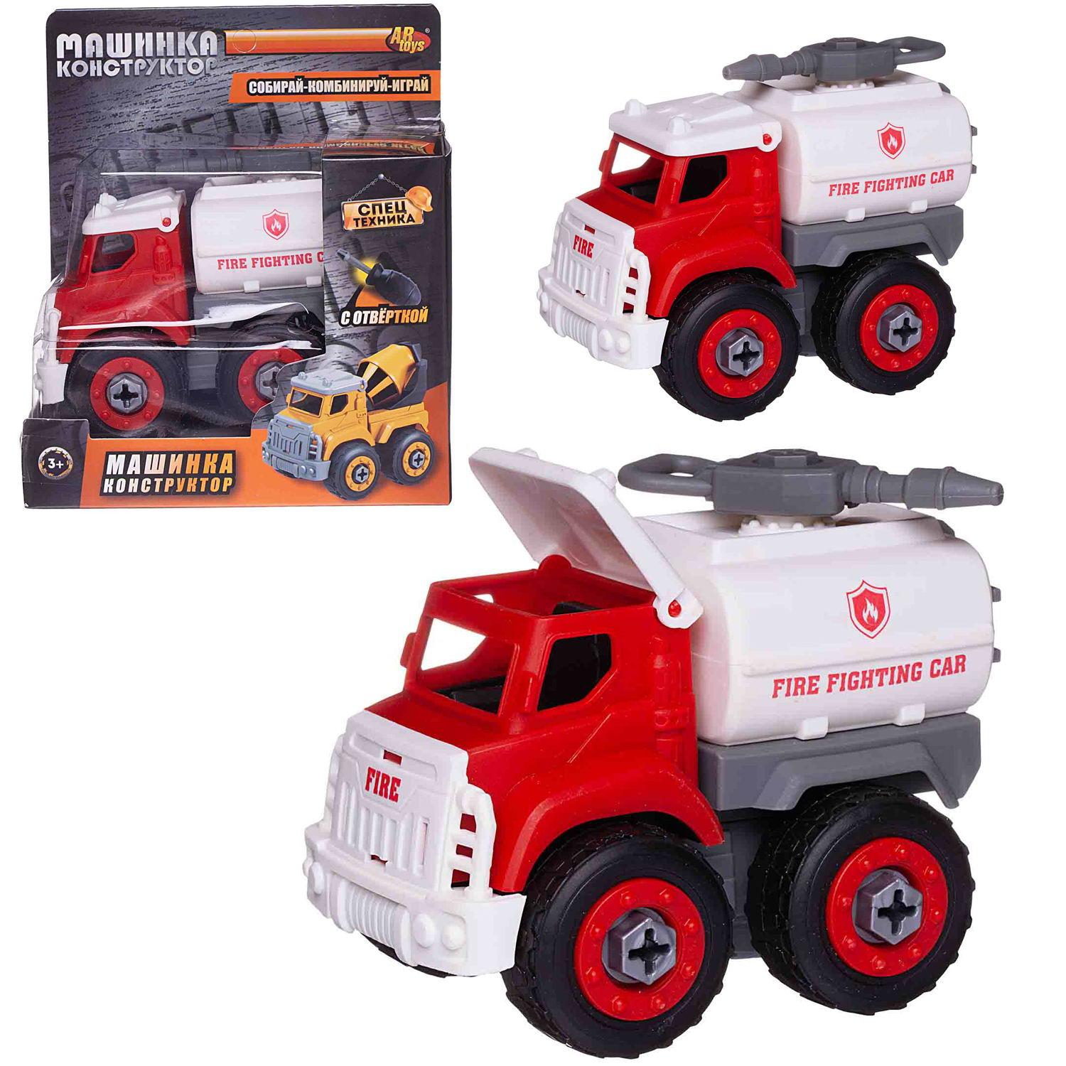 Пожарная машина Abtoys конструктор C-00433 - фото 3