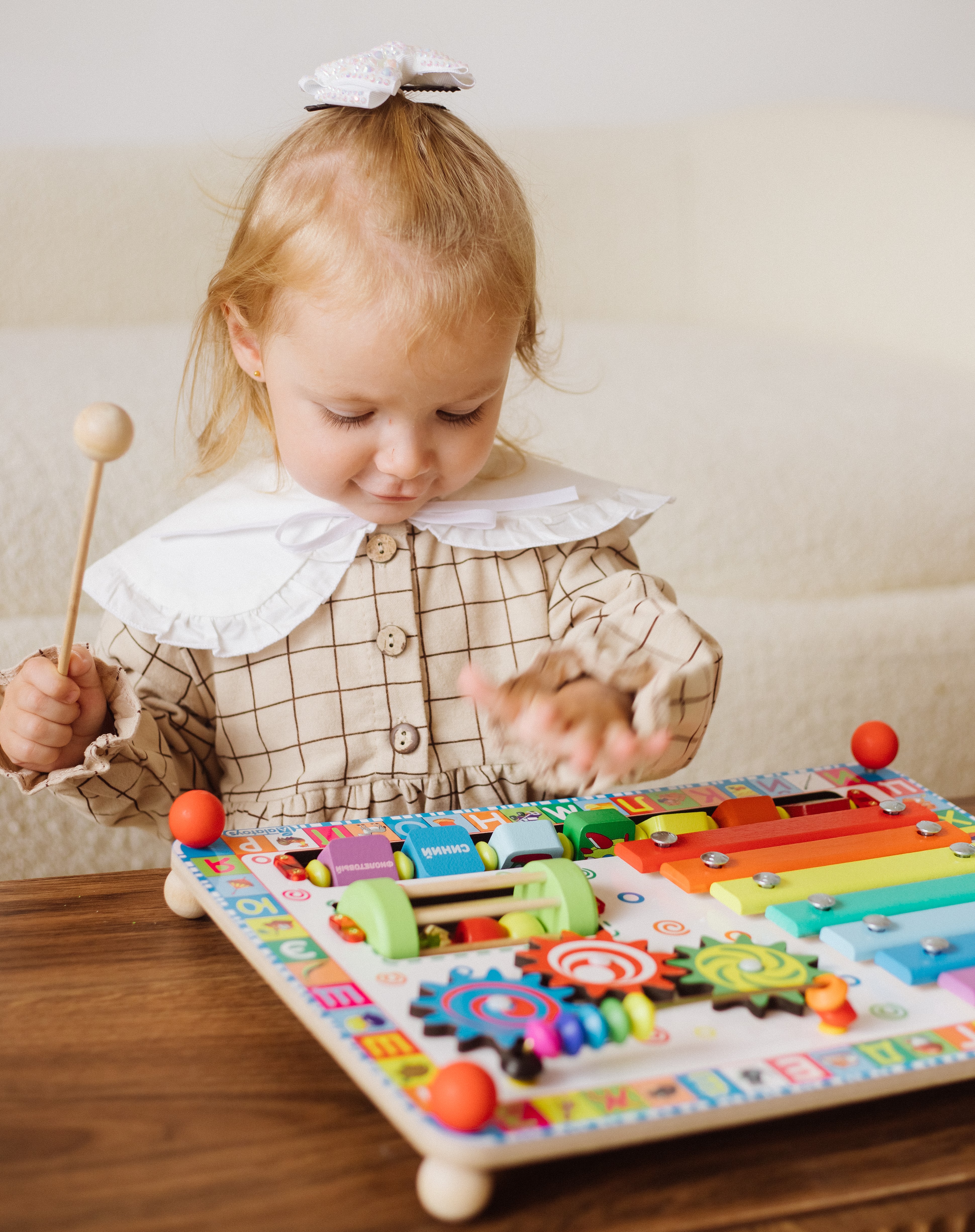 Игрушка Alatoys бизиборд Весёлая радуга в ассортименте - фото 11