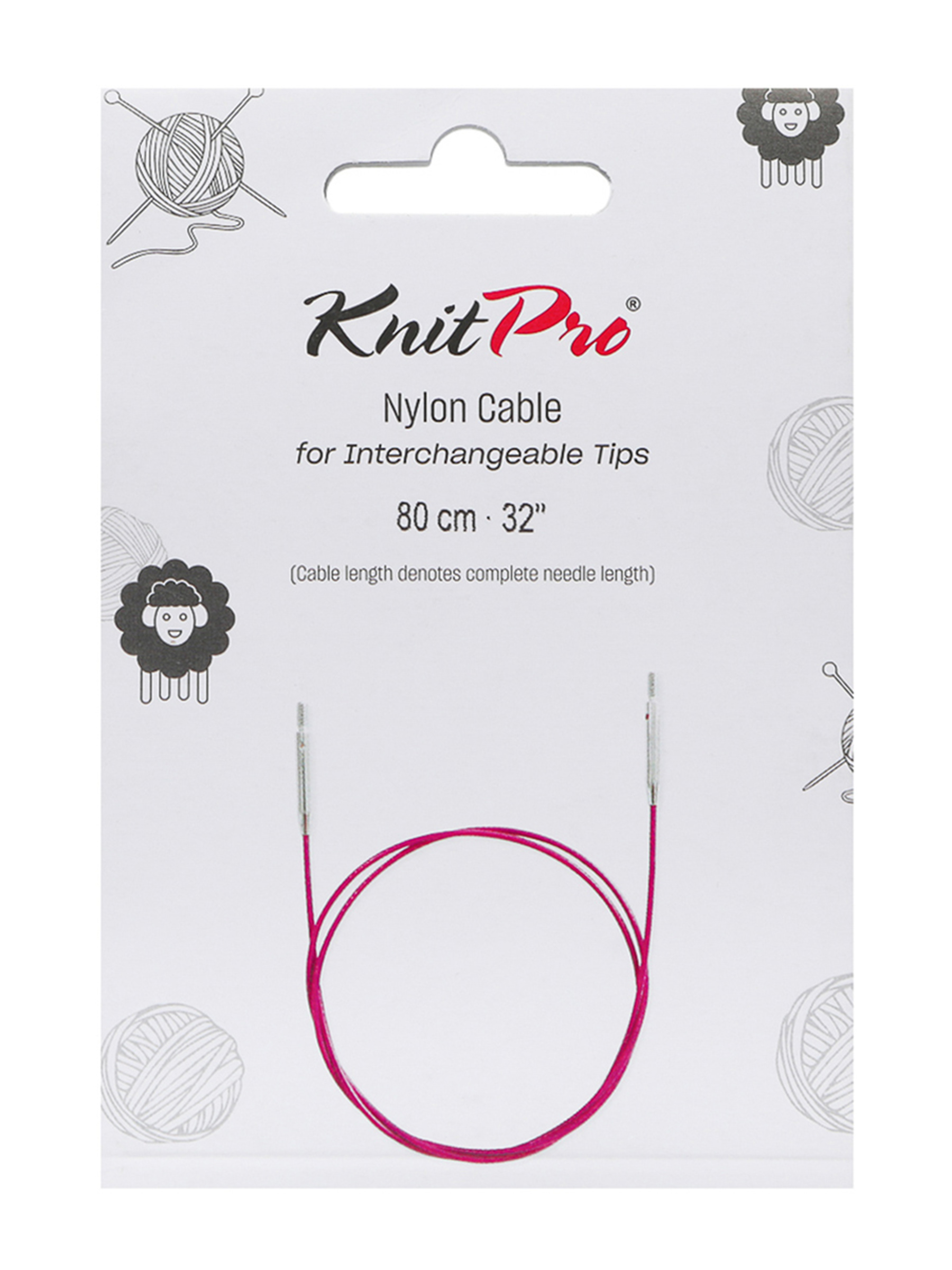 Тросик для съемных спиц KnitPro круговые - фото 3