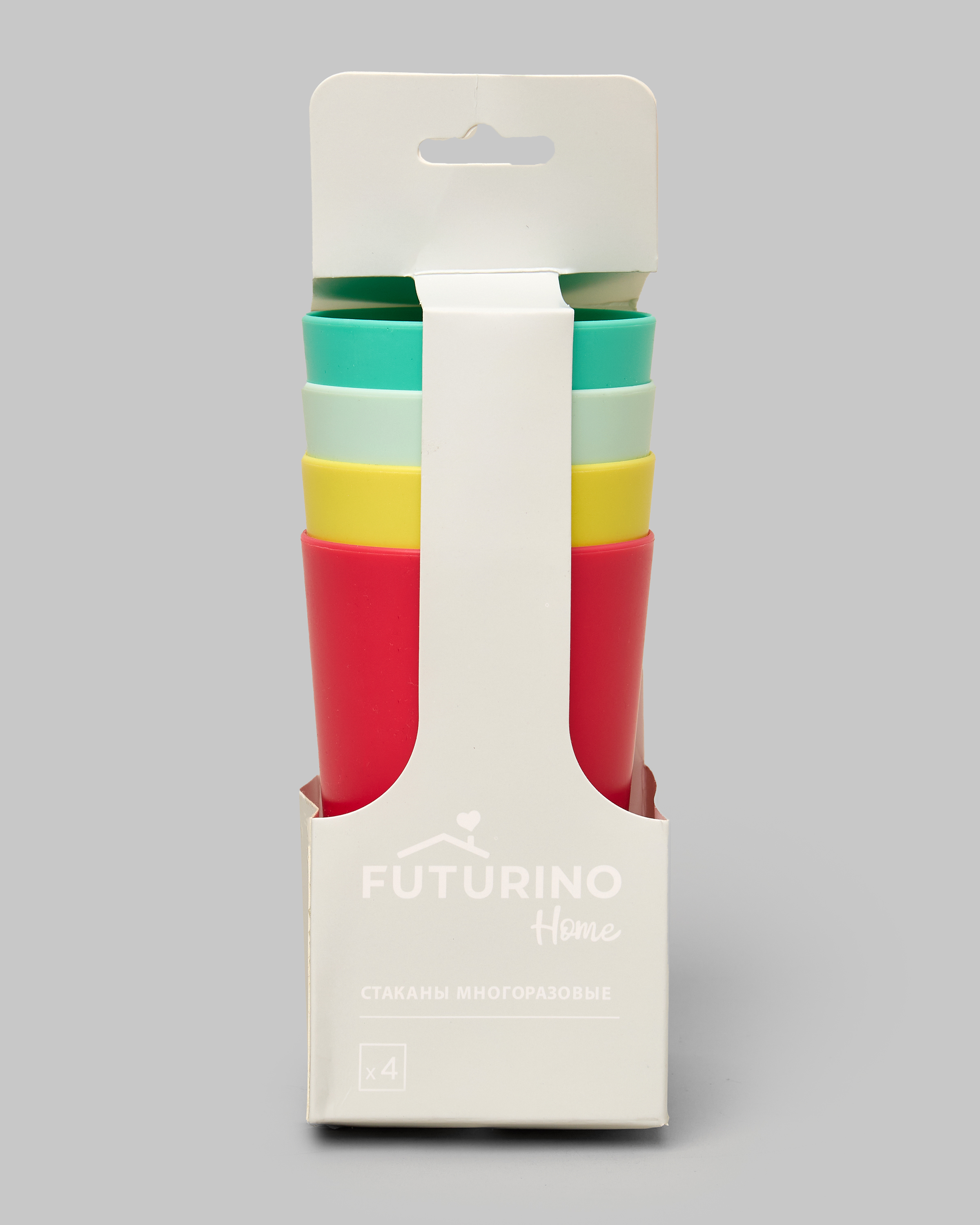 Стаканы многоразовые 4 шт FUTURINO Home S26FM5-HT-708di-43 - фото 4