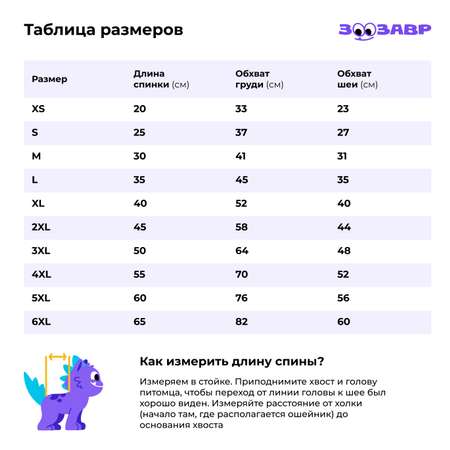 Толстовка для собак и кошек Зоозавр
