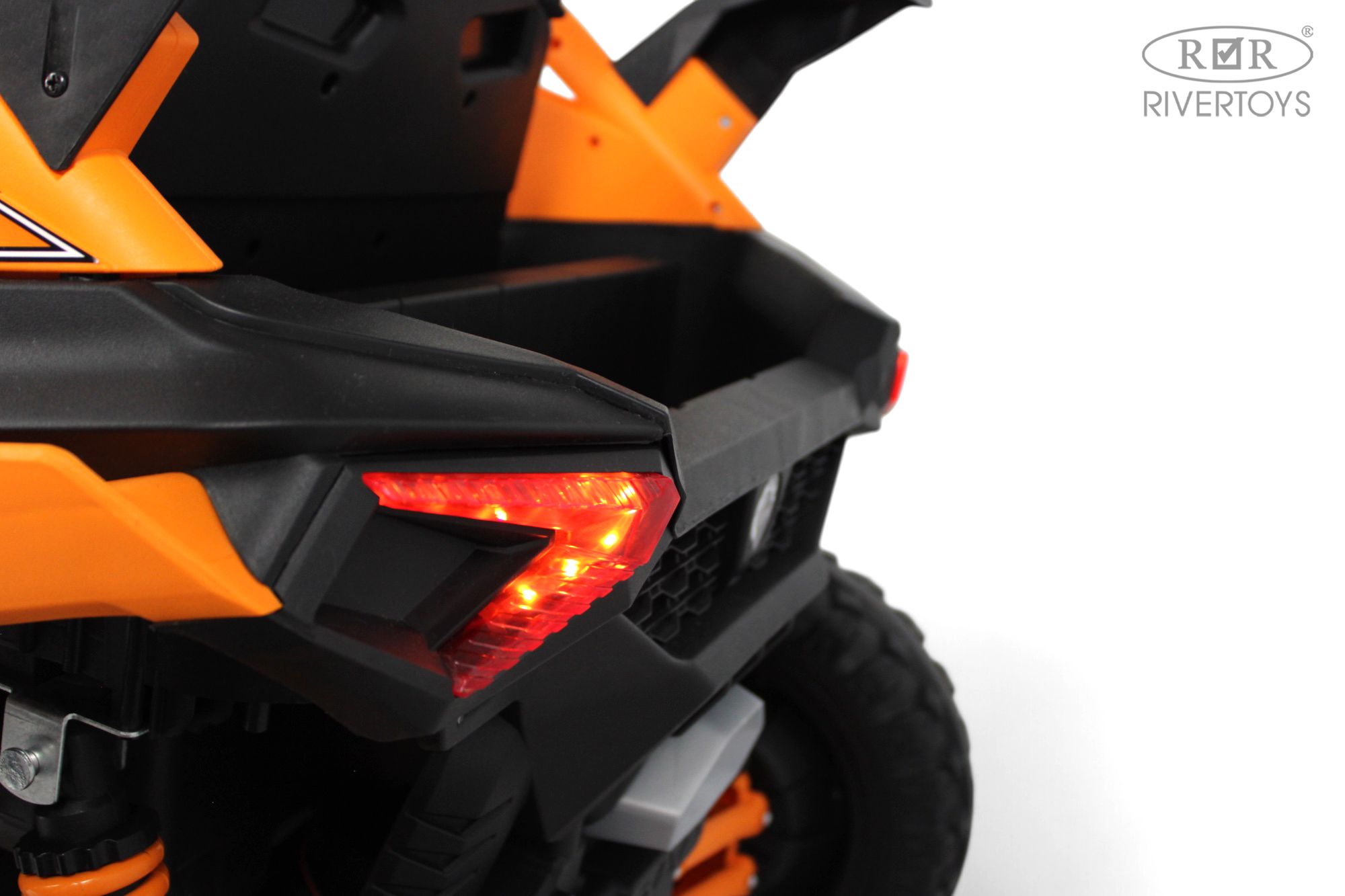 Электромобиль RIVERTOYS Z707ZZ-ORANGE С пультом ДУ - фото 17