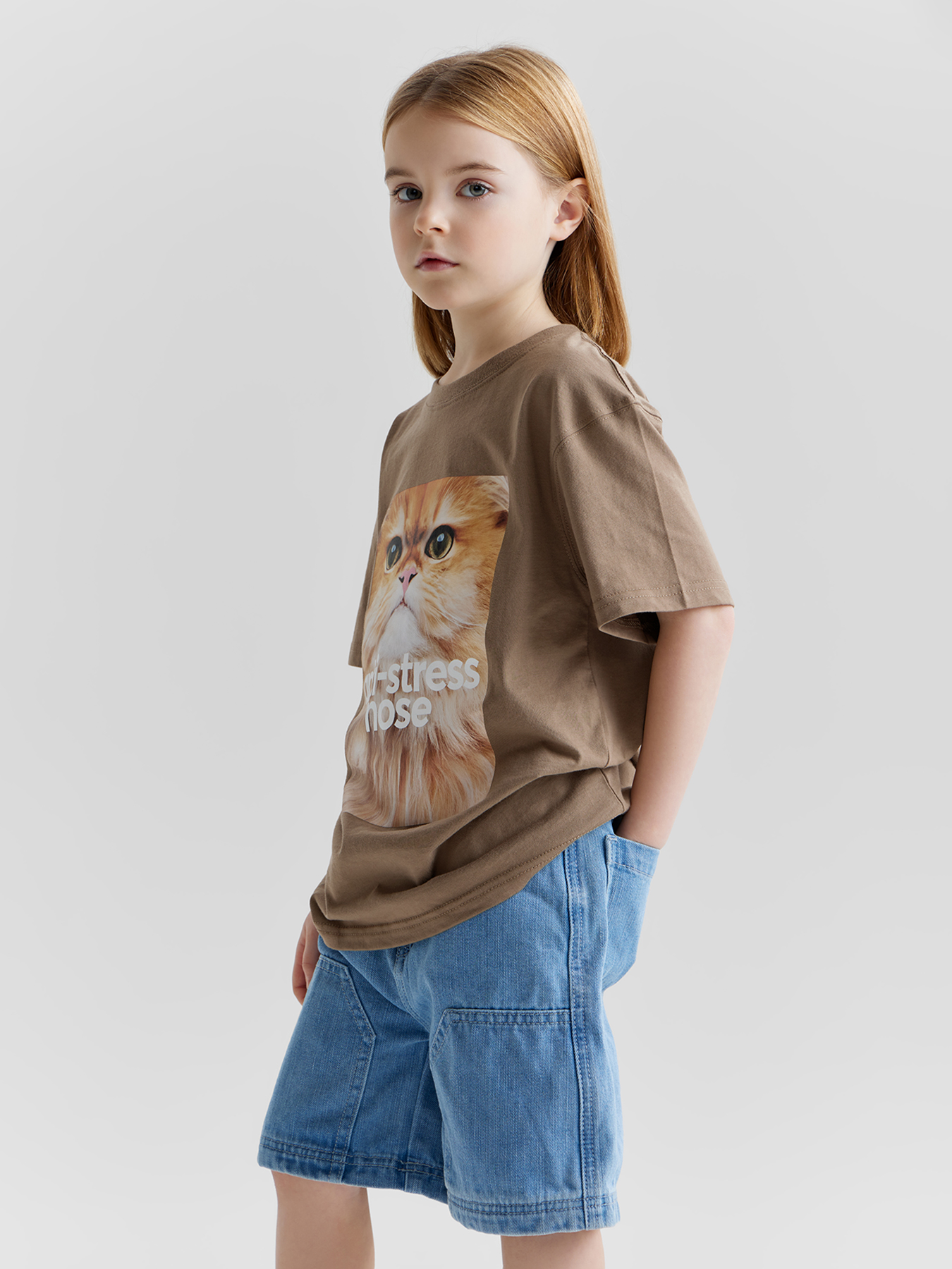 Футболка Happy Baby 88297-0_light brown (cat) - фото 6