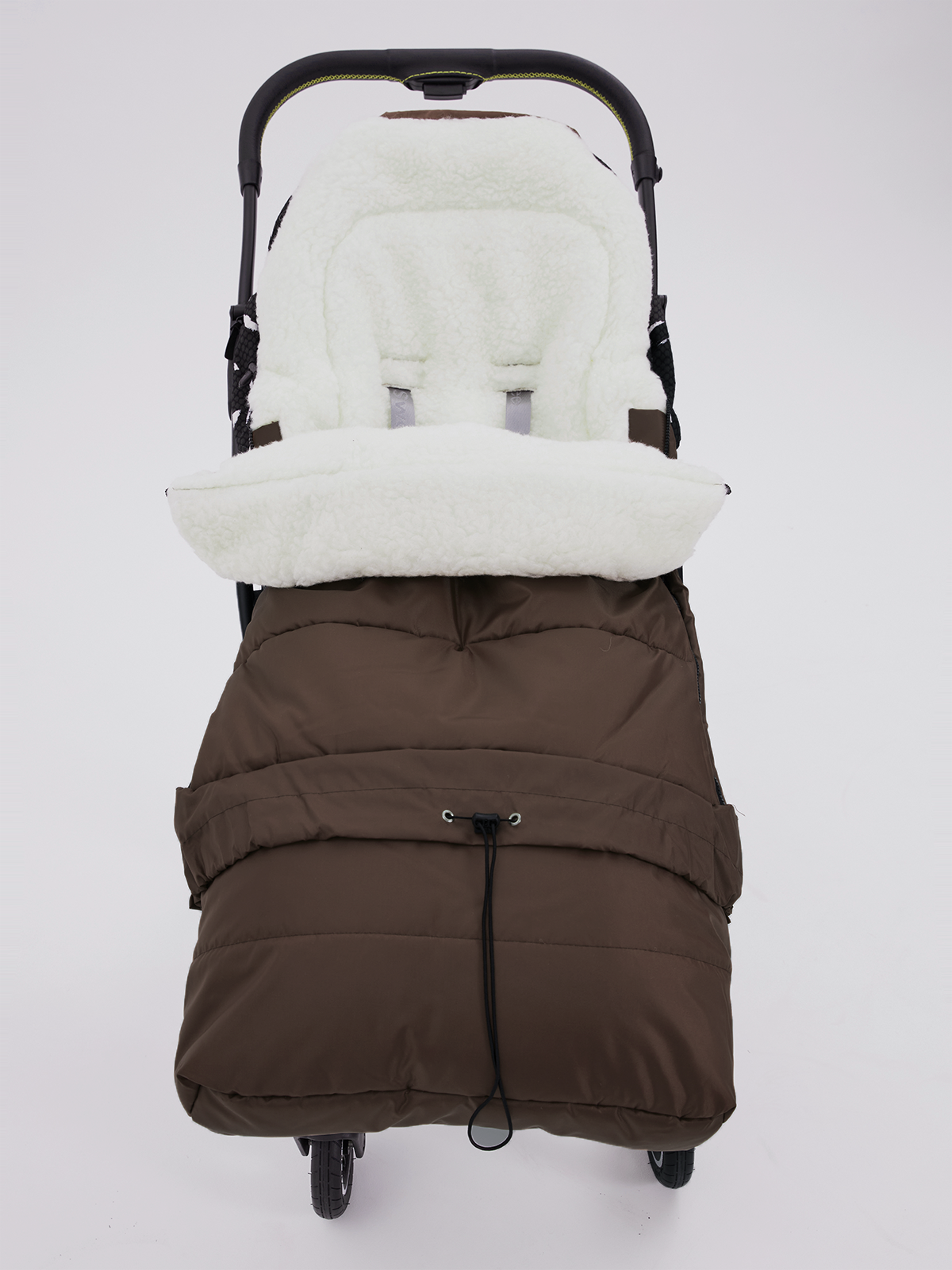 Конверт в коляску Осьминожка Трансформер коричневый - фото 8