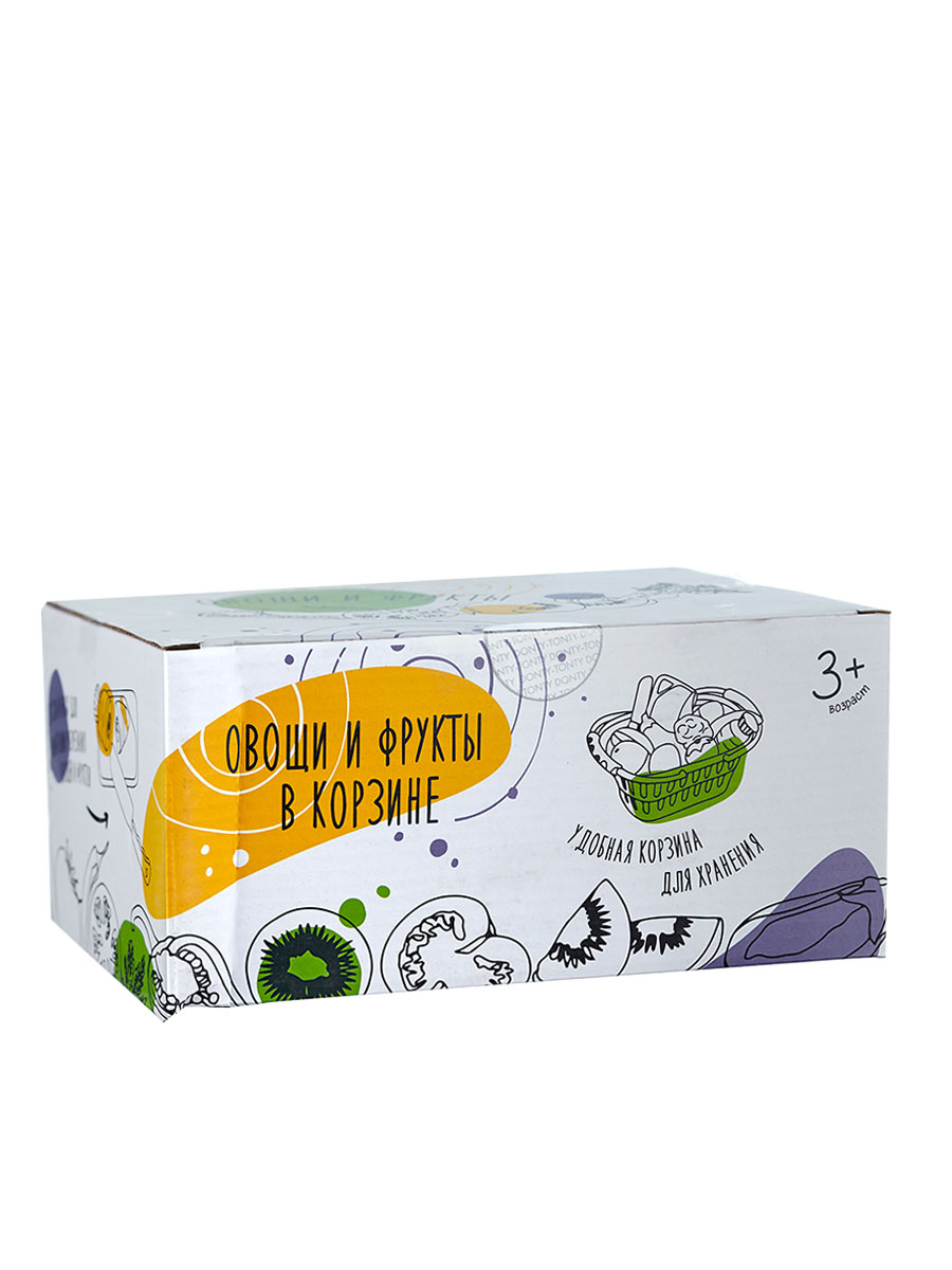 Игровой набор Donty-Tonty продукты, тележки и корзинки - фото 9