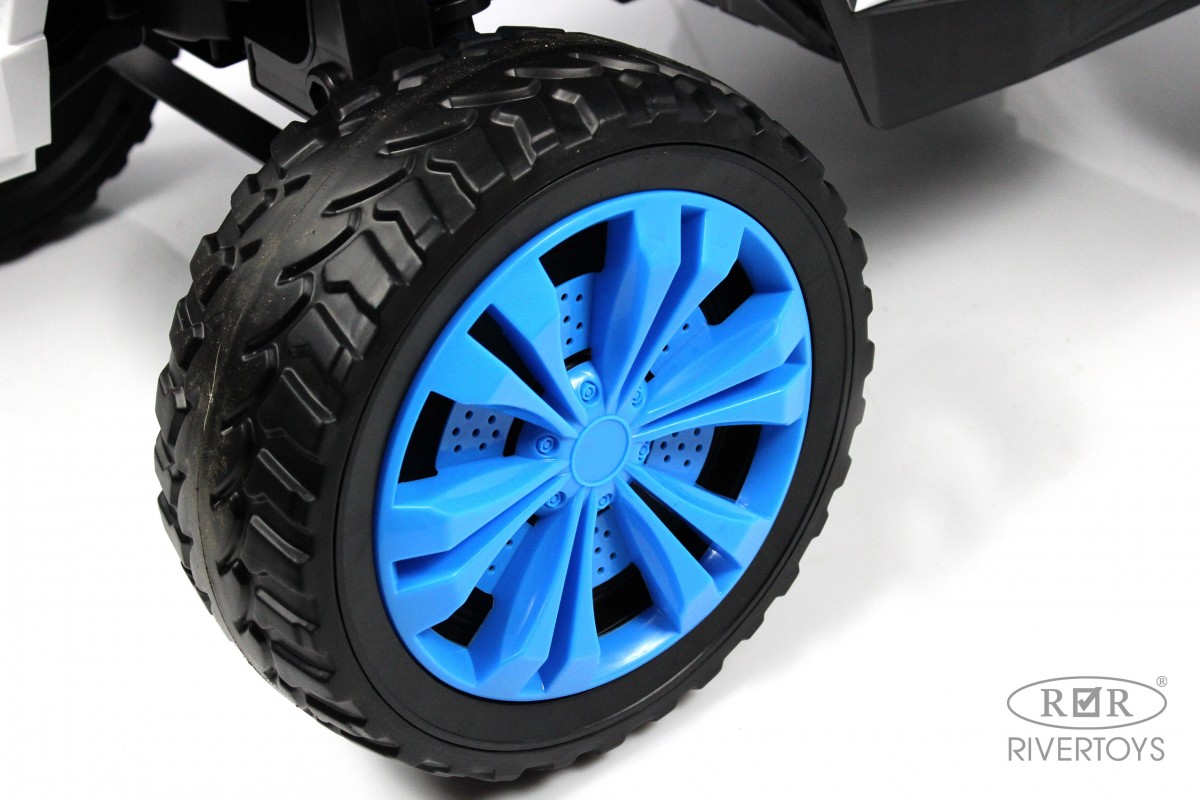 Электромобиль RIVERTOYS F888FF-A-BLUE С пультом ДУ - фото 6