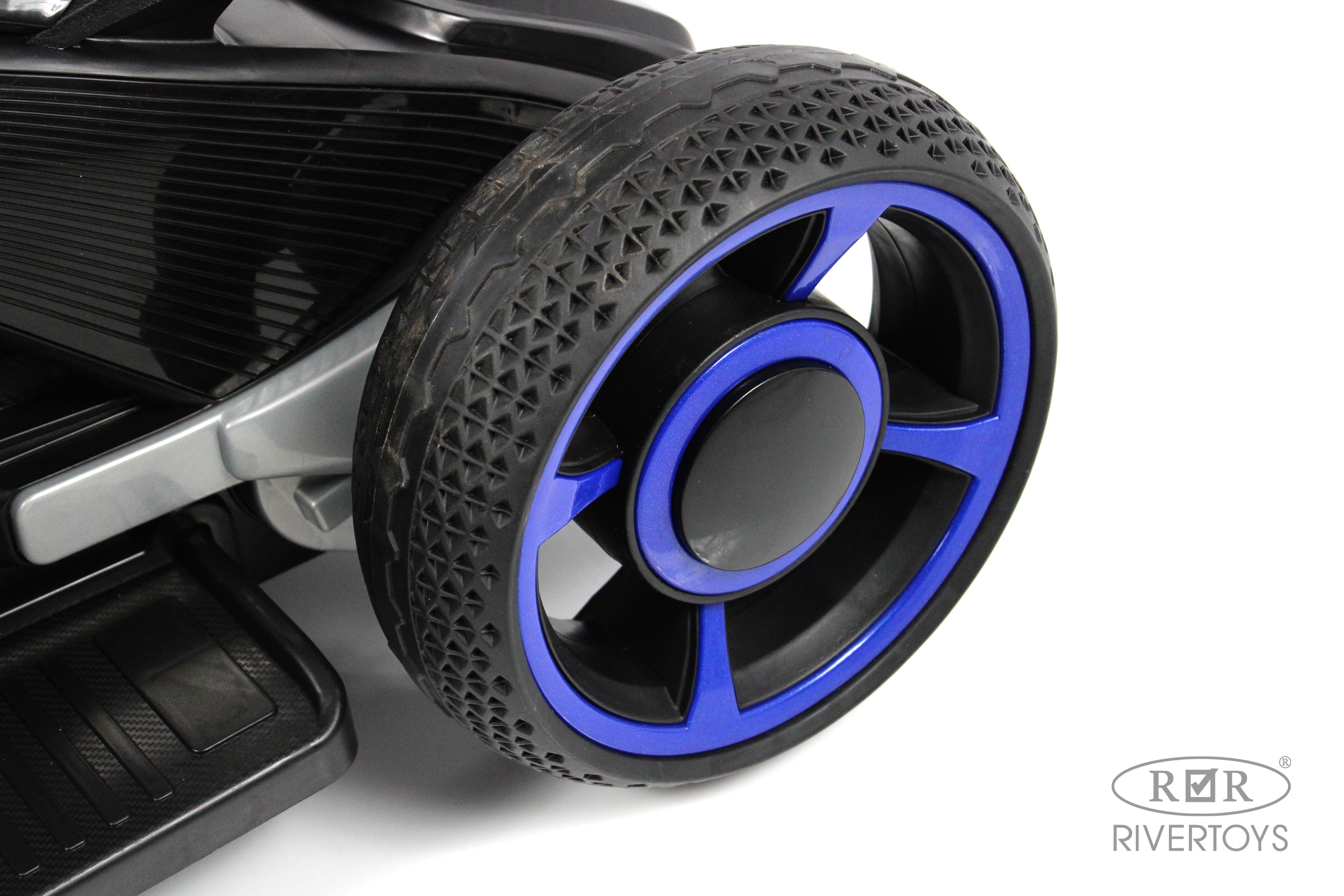Электромобиль RIVERTOYS K333PX-BLACK - фото 8