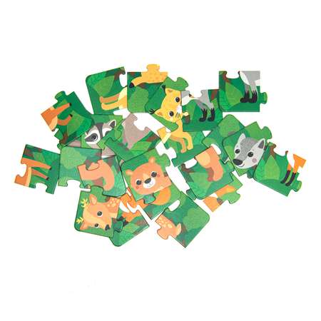 Пазл Baby Toys Животные леса 24элемента 04689