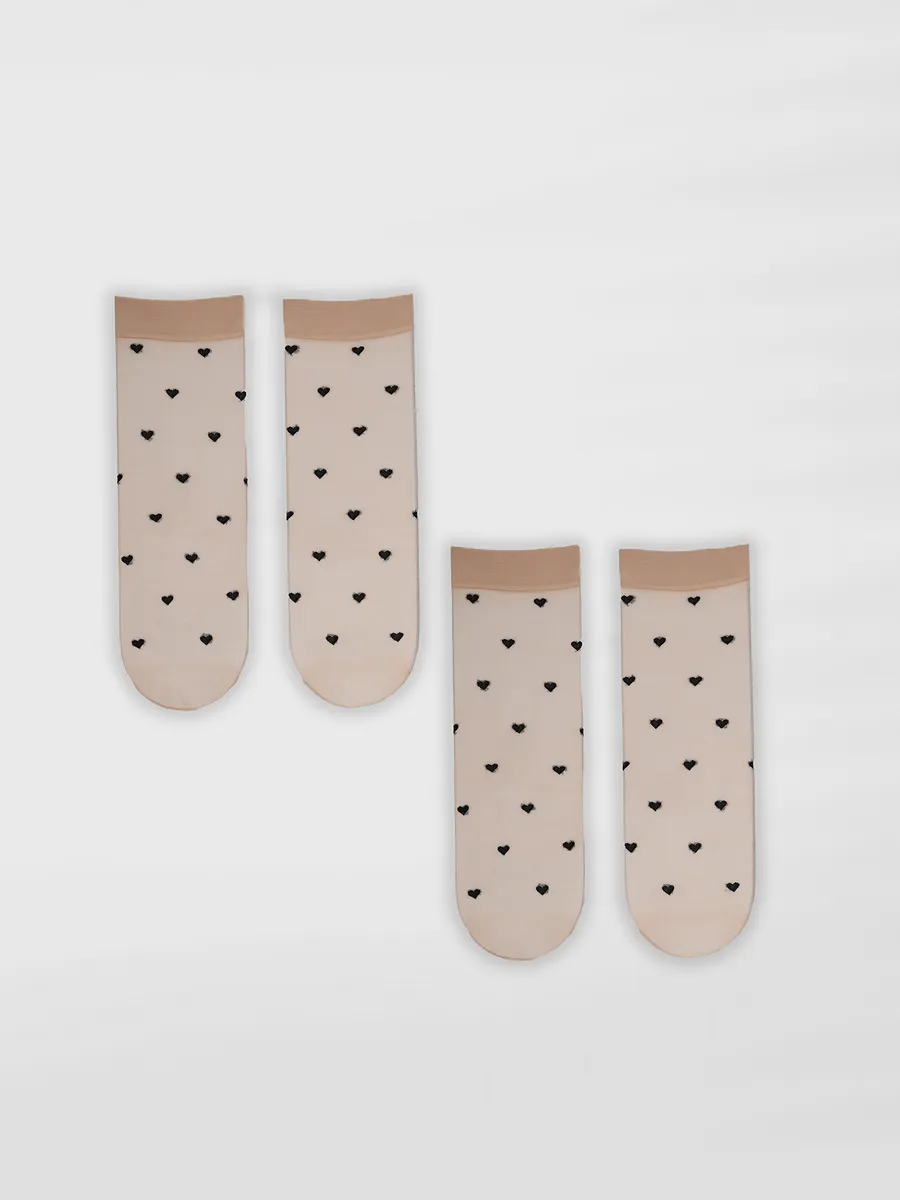 Носки 2 пары Mark Formelle (Марк Формэль) 280PA-1674/нюдовый-2/ - фото 11