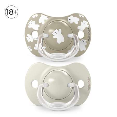 Пустышка Suavinex силикон ортодонтическая от 18 мес. 2 шт.